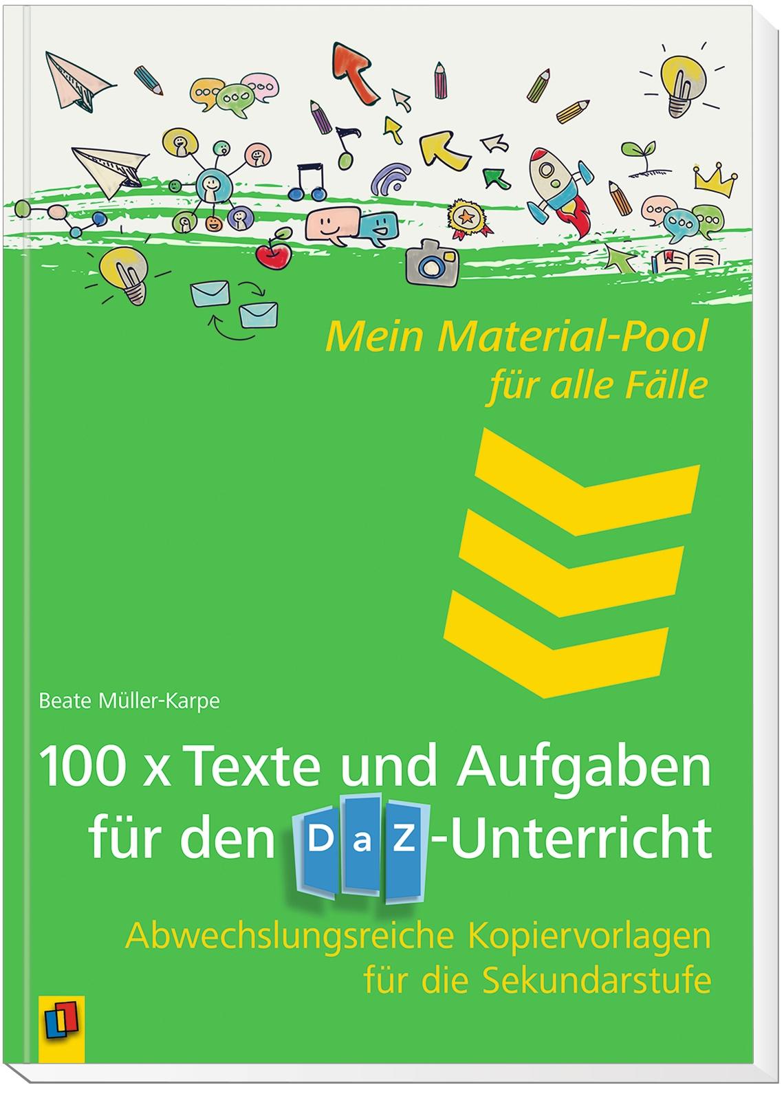 Beispielinhalt (Bild) Mein Material-Pool für alle Fälle 100 x Texte und Aufgaben für den DaZ-Unterricht