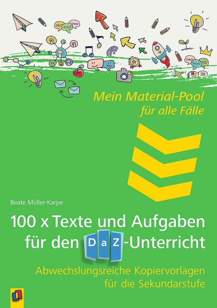 Vorderes Coverbild Mein Material-Pool für alle Fälle 100 x Texte und Aufgaben für den DaZ-Unterricht