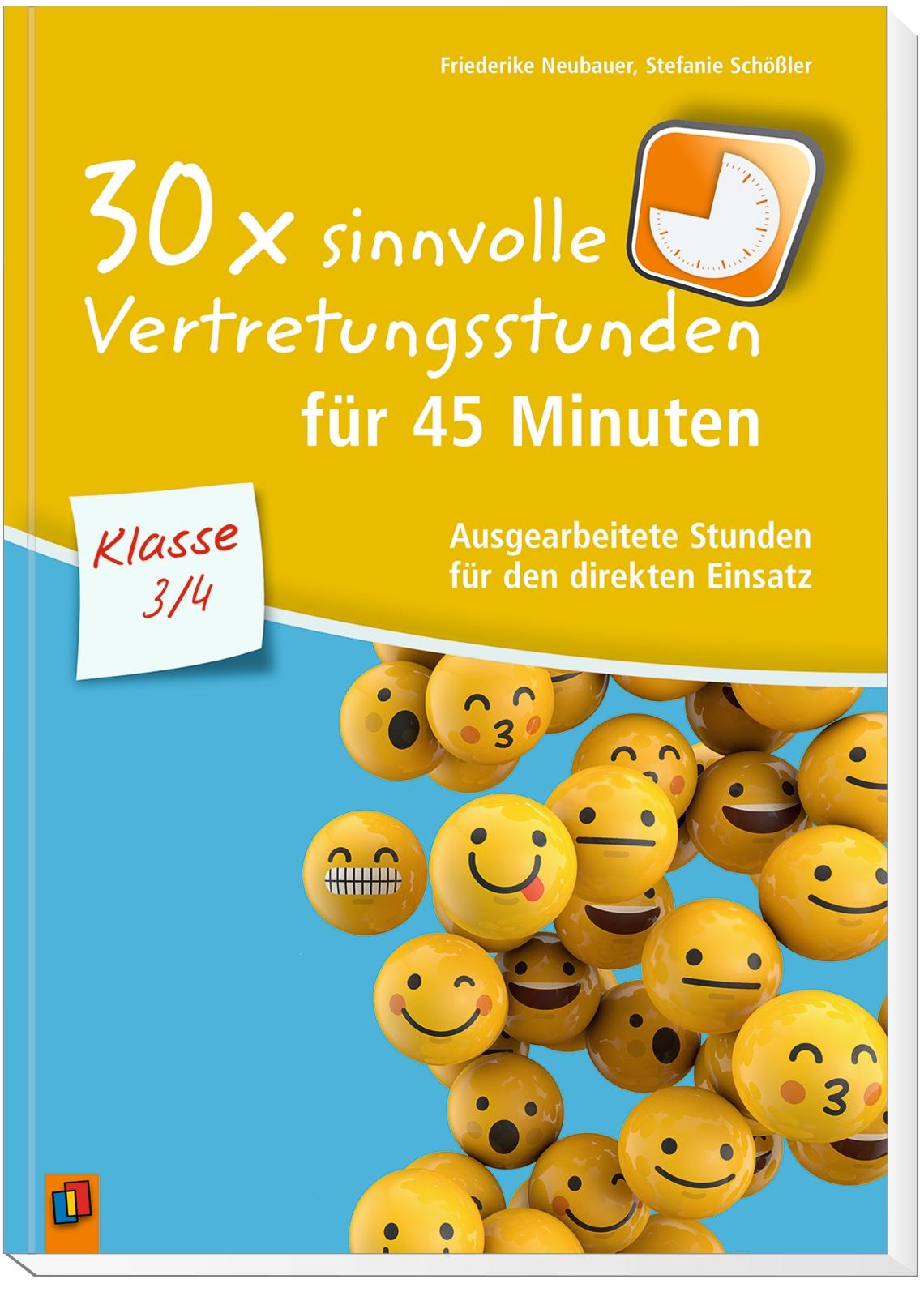 Beispielinhalt (Bild) 30 x sinnvolle Vertretungsstunden für 45 Minuten - Klasse 3/4