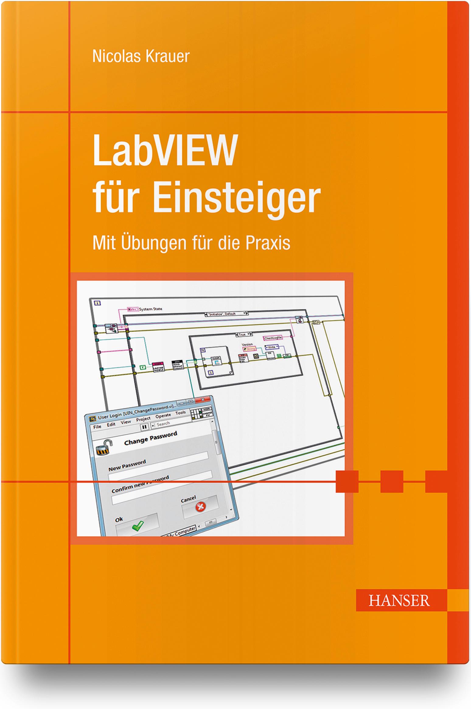 Vorderes Coverbild LabVIEW für Einsteiger