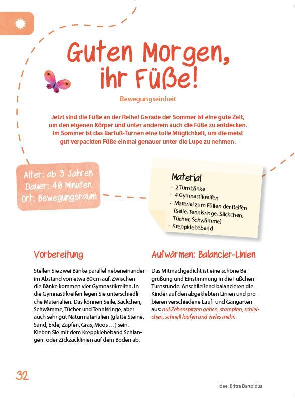 Beispielinhalt (Bild) Das Kita-Jahreszeitenbuch
