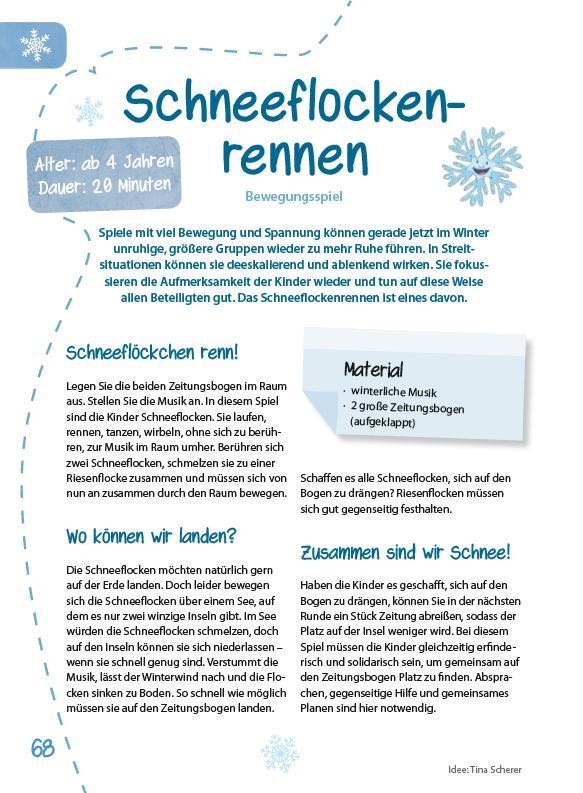 Beispielinhalt (Bild) Das Kita-Jahreszeitenbuch