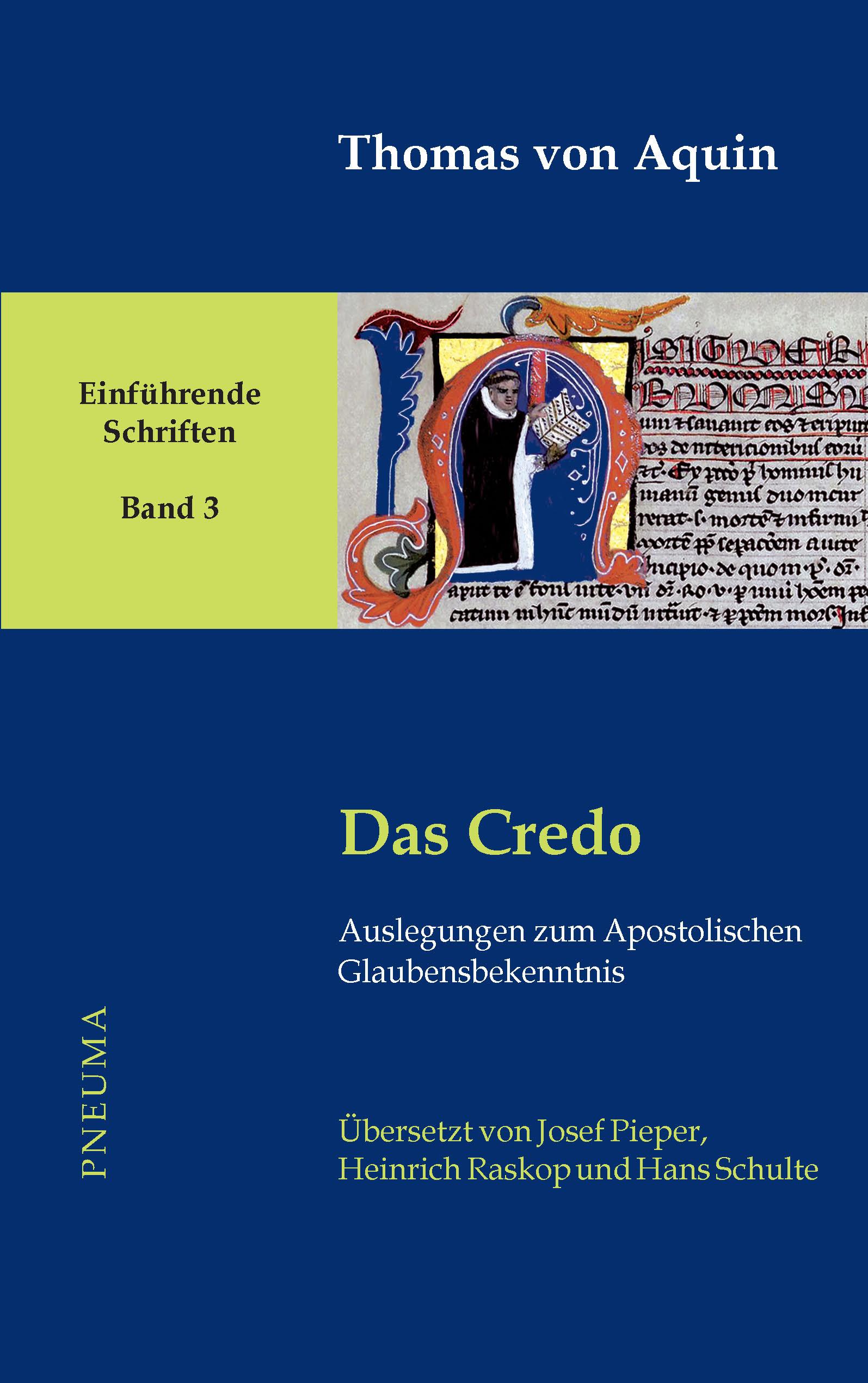 Vorderes Coverbild Das Credo