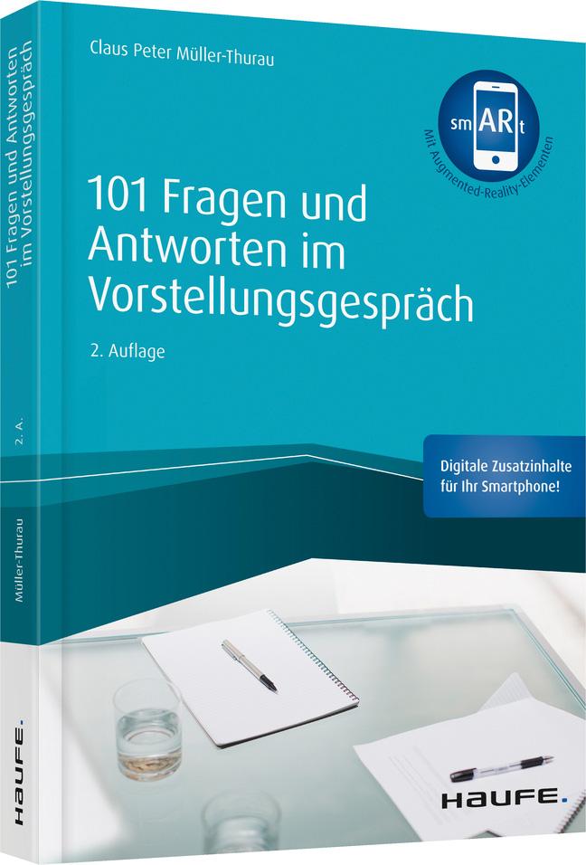 Vorderes Coverbild 101 Fragen und Antworten im Vorstellungsgespräch - inkl. Augmented-Reality-App