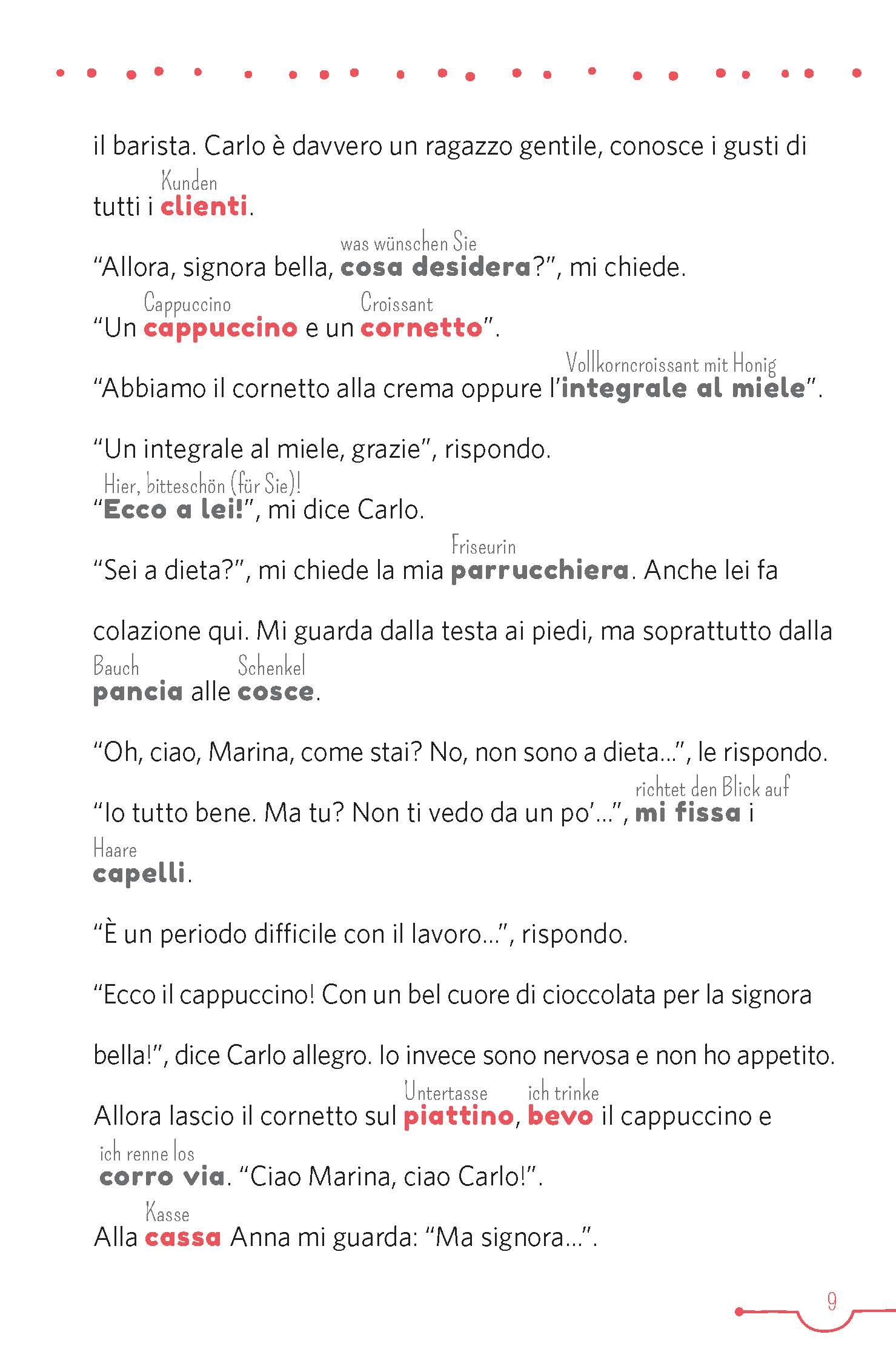 Beispielinhalt (Bild) PONS 5-Minuten-Lektüren Italienisch A1 - Dov'è il Colosseo?