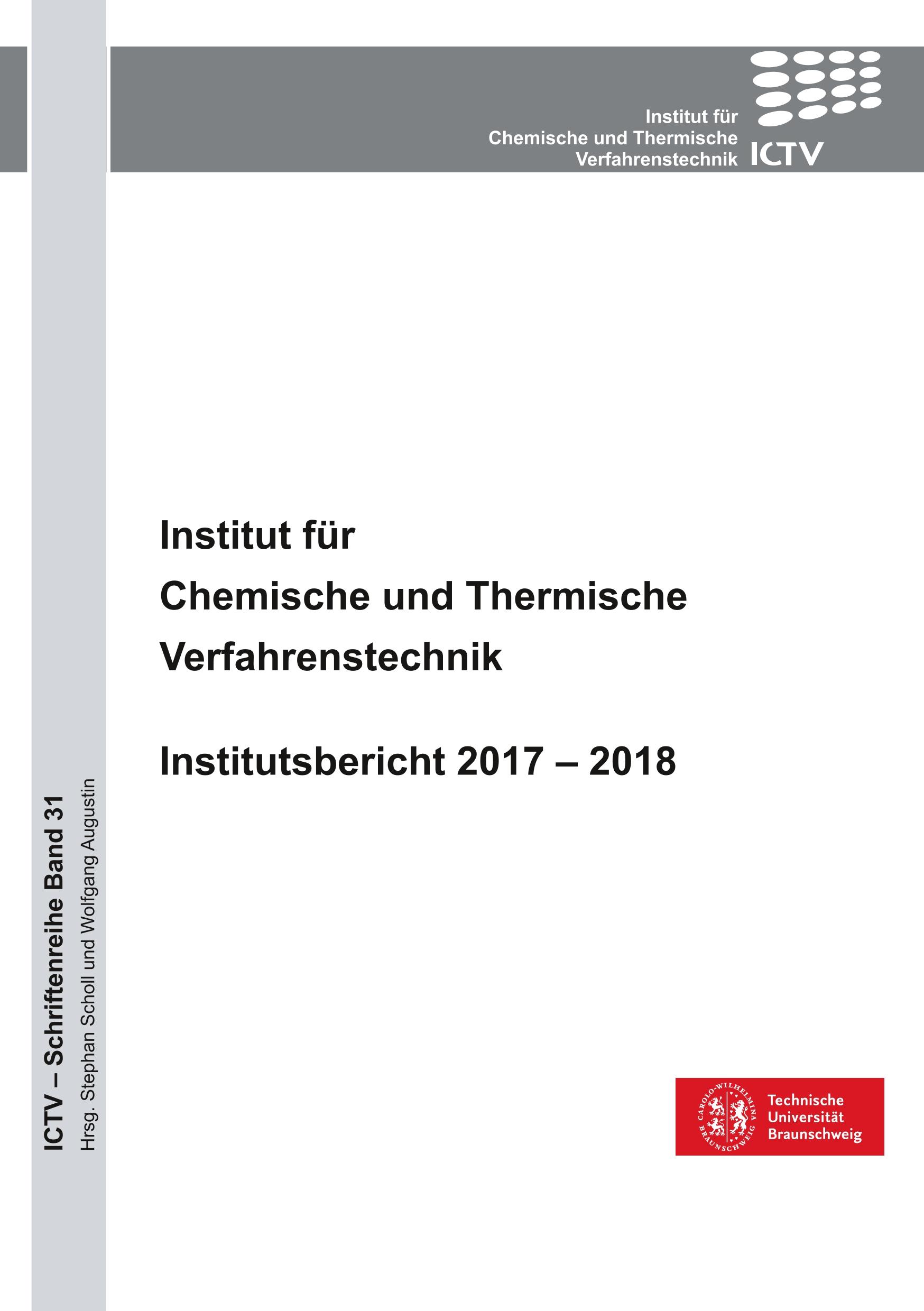 Vorderes Coverbild Institut für Chemische und Thermische Verfahrenstechnik (Band 31)