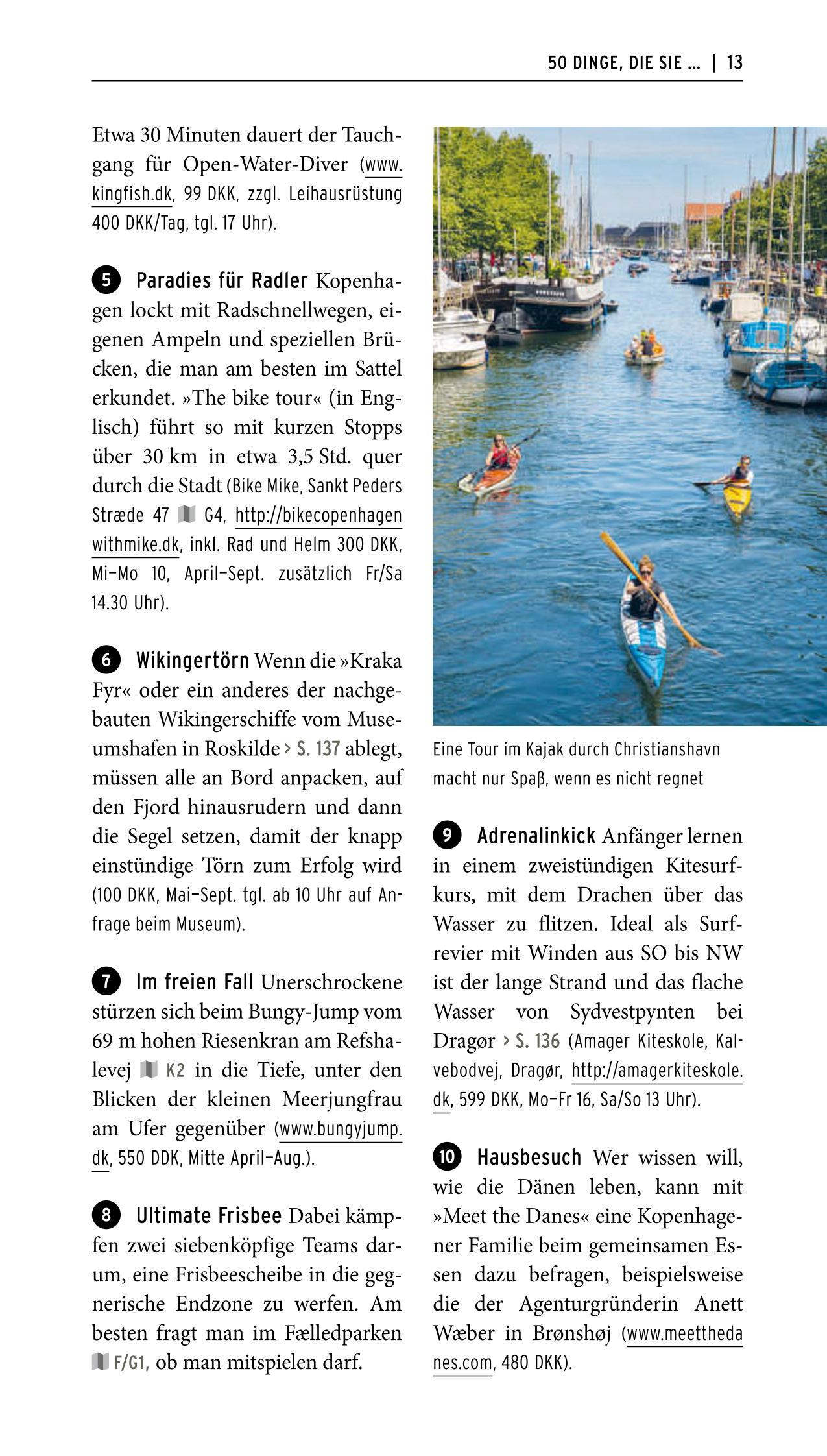 Beispielinhalt (Bild) POLYGLOTT on tour Reiseführer Kopenhagen