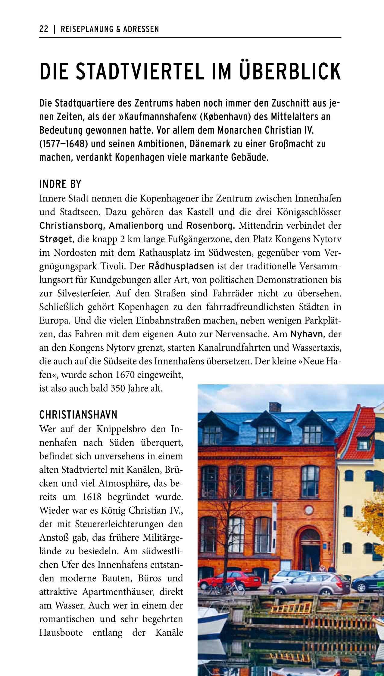 Beispielinhalt (Bild) POLYGLOTT on tour Reiseführer Kopenhagen