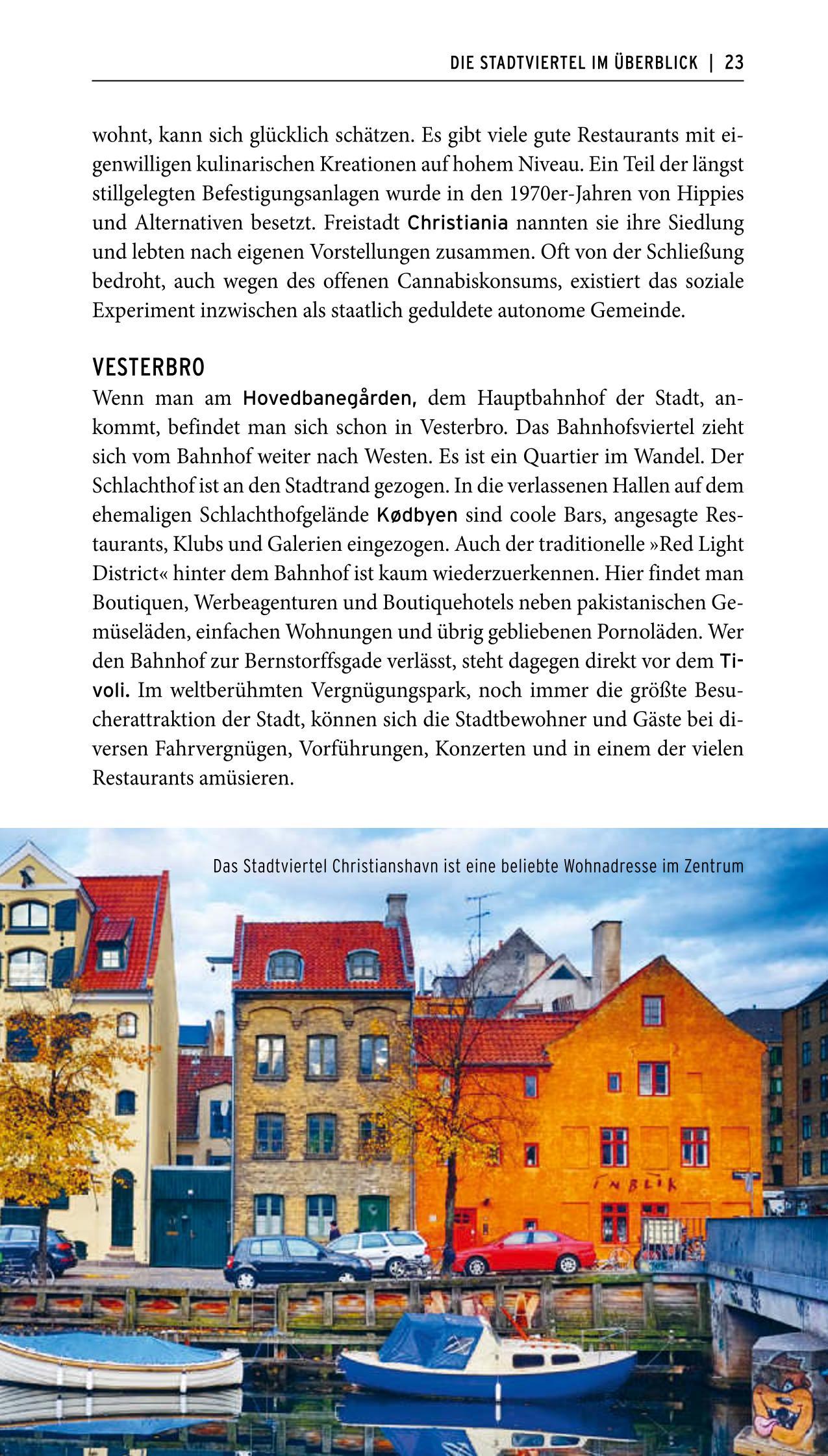 Beispielinhalt (Bild) POLYGLOTT on tour Reiseführer Kopenhagen