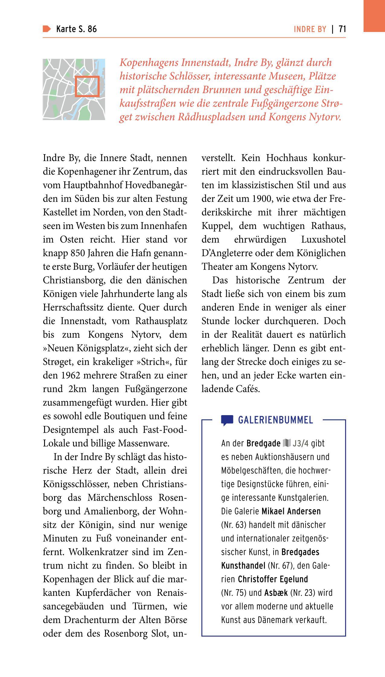 Beispielinhalt (Bild) POLYGLOTT on tour Reiseführer Kopenhagen