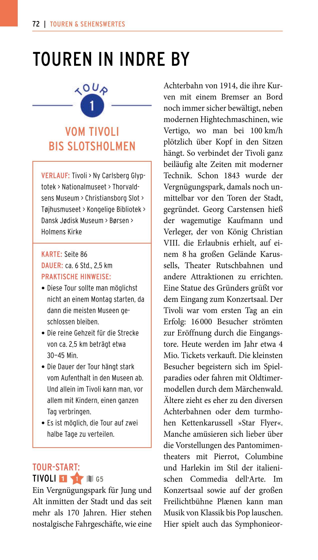 Beispielinhalt (Bild) POLYGLOTT on tour Reiseführer Kopenhagen