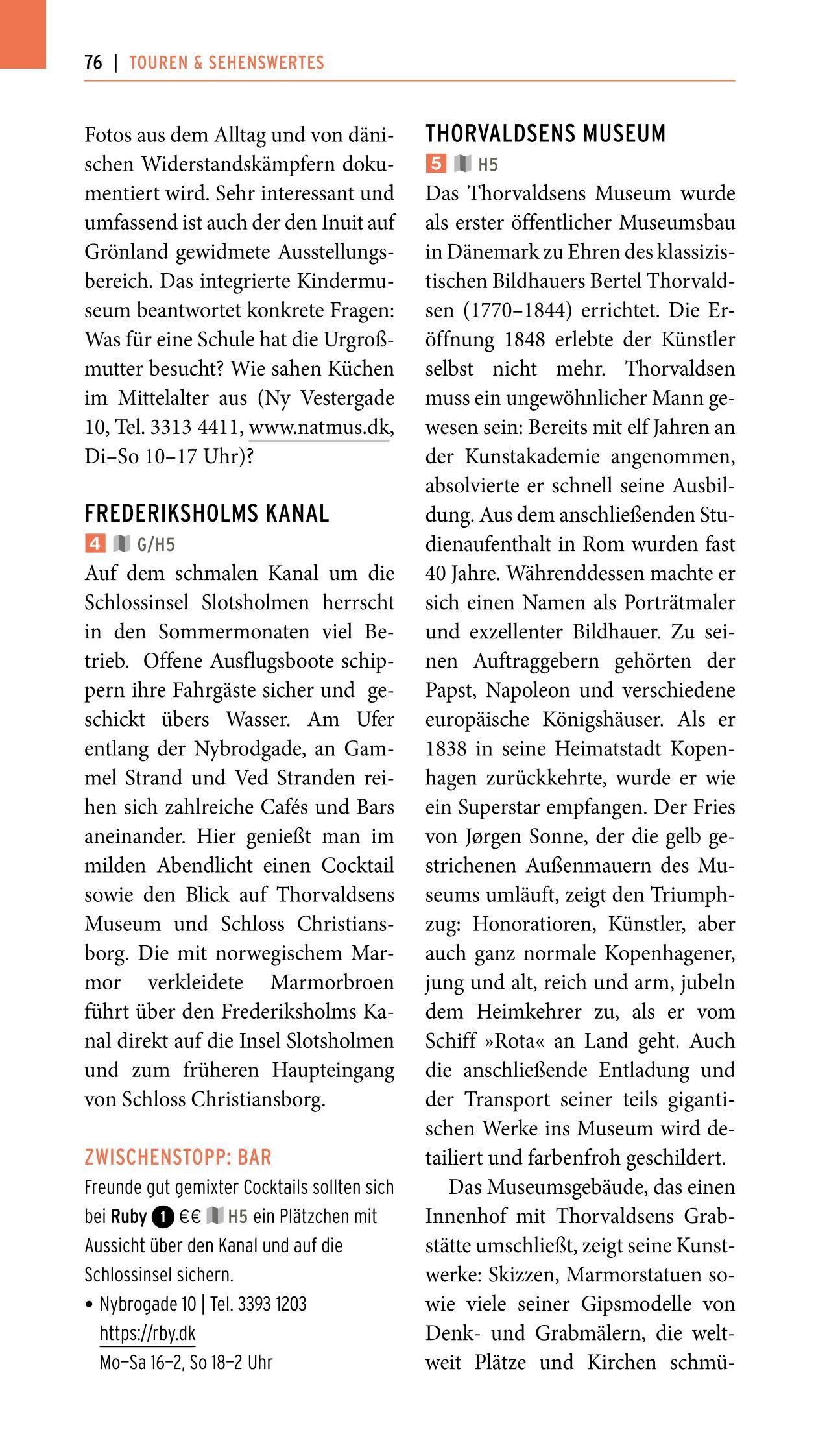 Beispielinhalt (Bild) POLYGLOTT on tour Reiseführer Kopenhagen