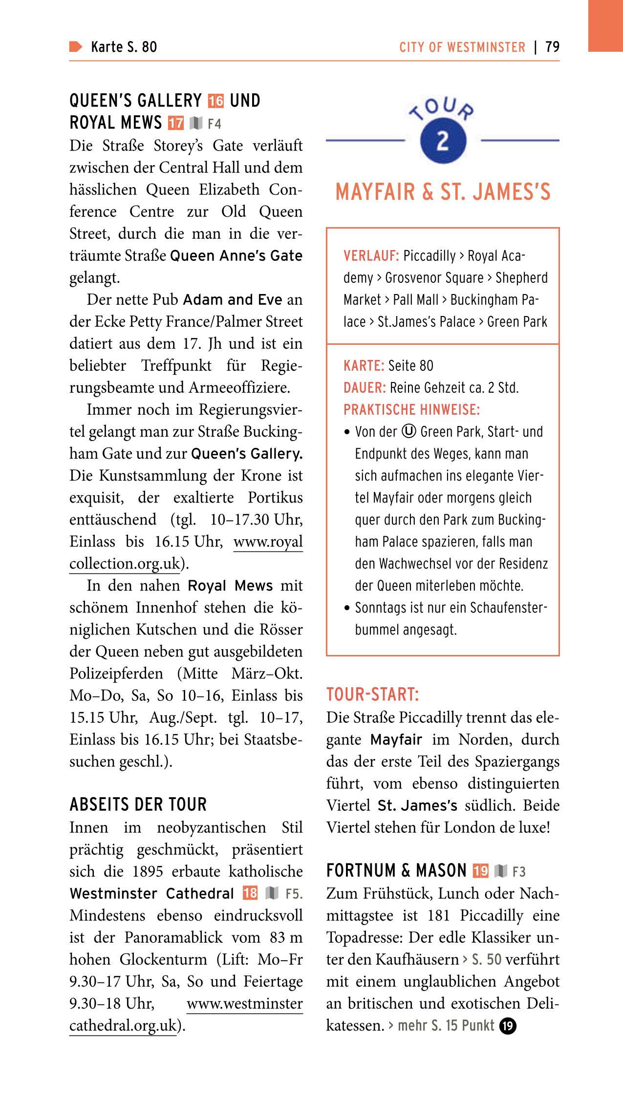 Beispielinhalt (Bild) POLYGLOTT on tour Reiseführer London