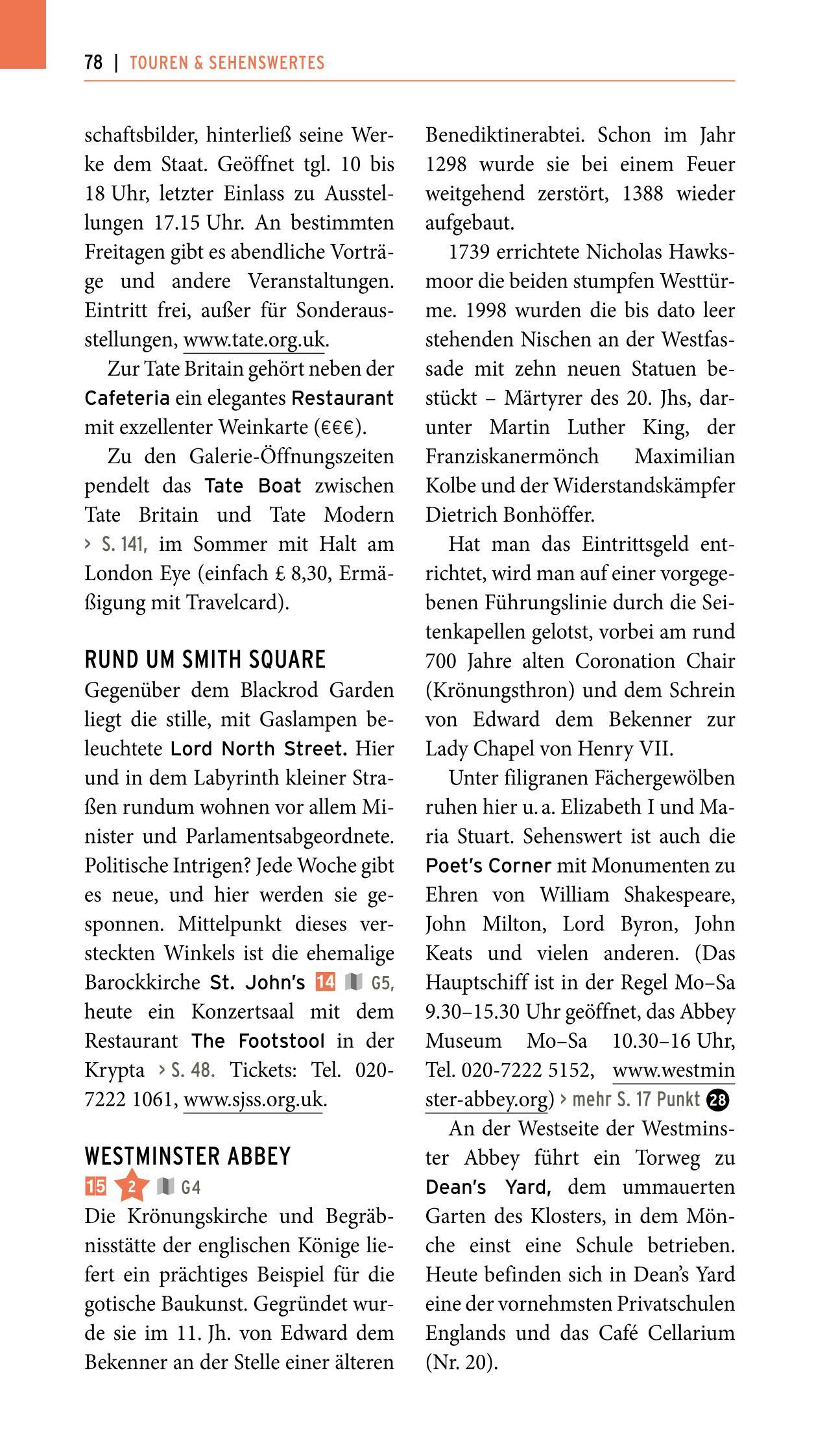 Beispielinhalt (Bild) POLYGLOTT on tour Reiseführer London