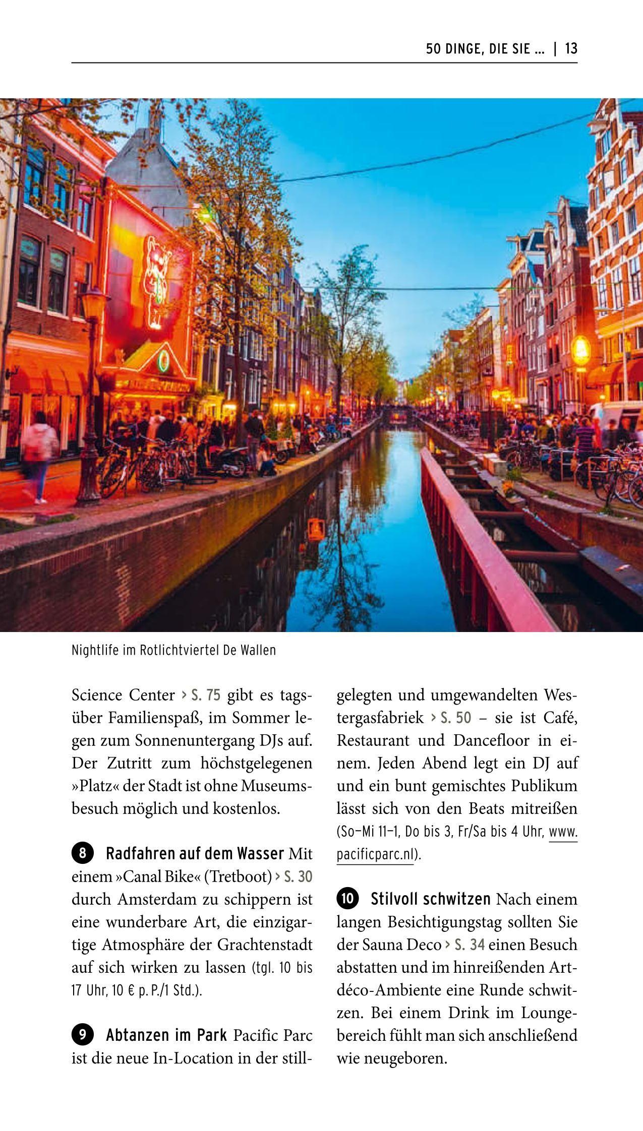 Beispielinhalt (Bild) POLYGLOTT on tour Reiseführer Amsterdam