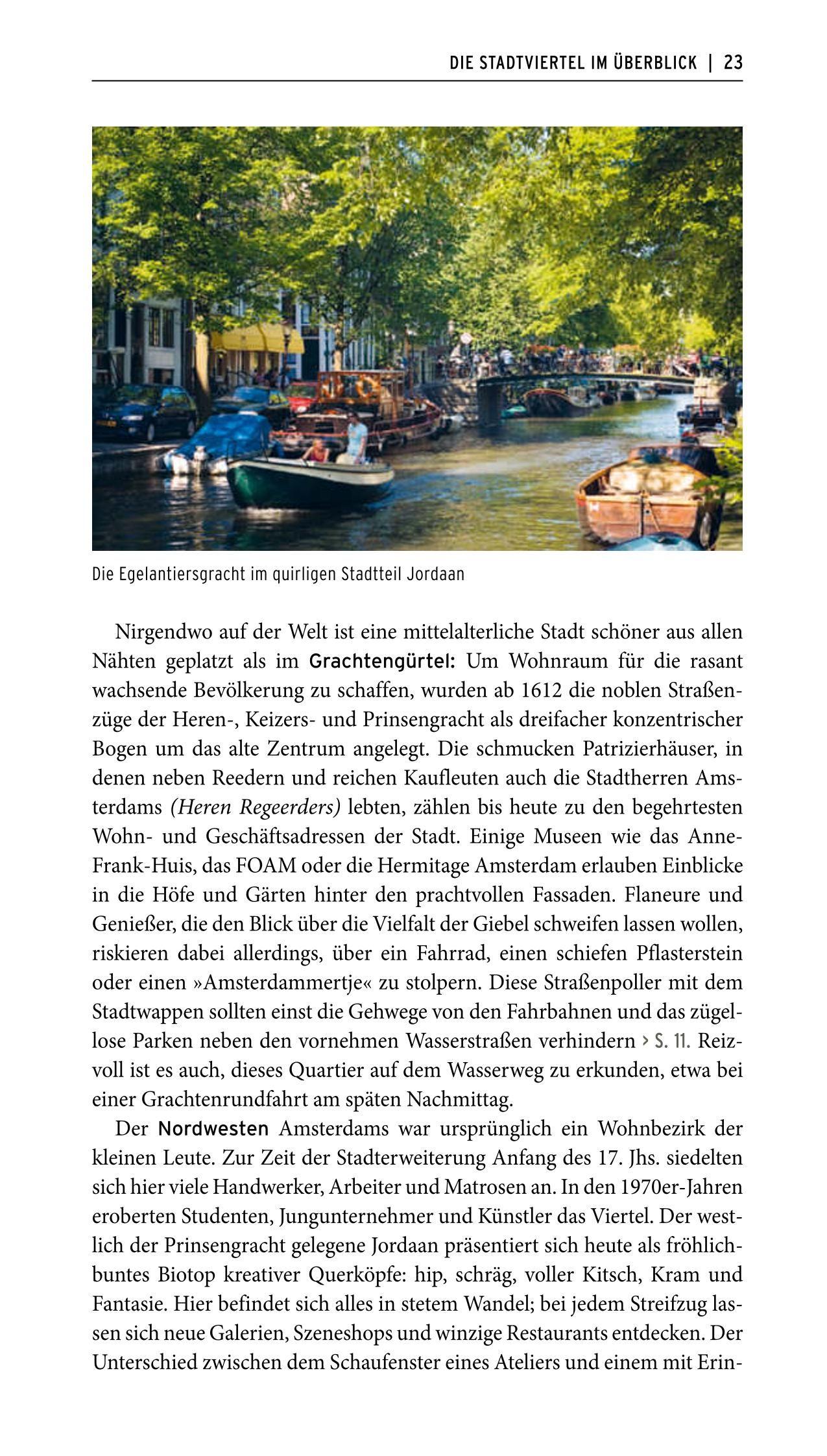 Beispielinhalt (Bild) POLYGLOTT on tour Reiseführer Amsterdam