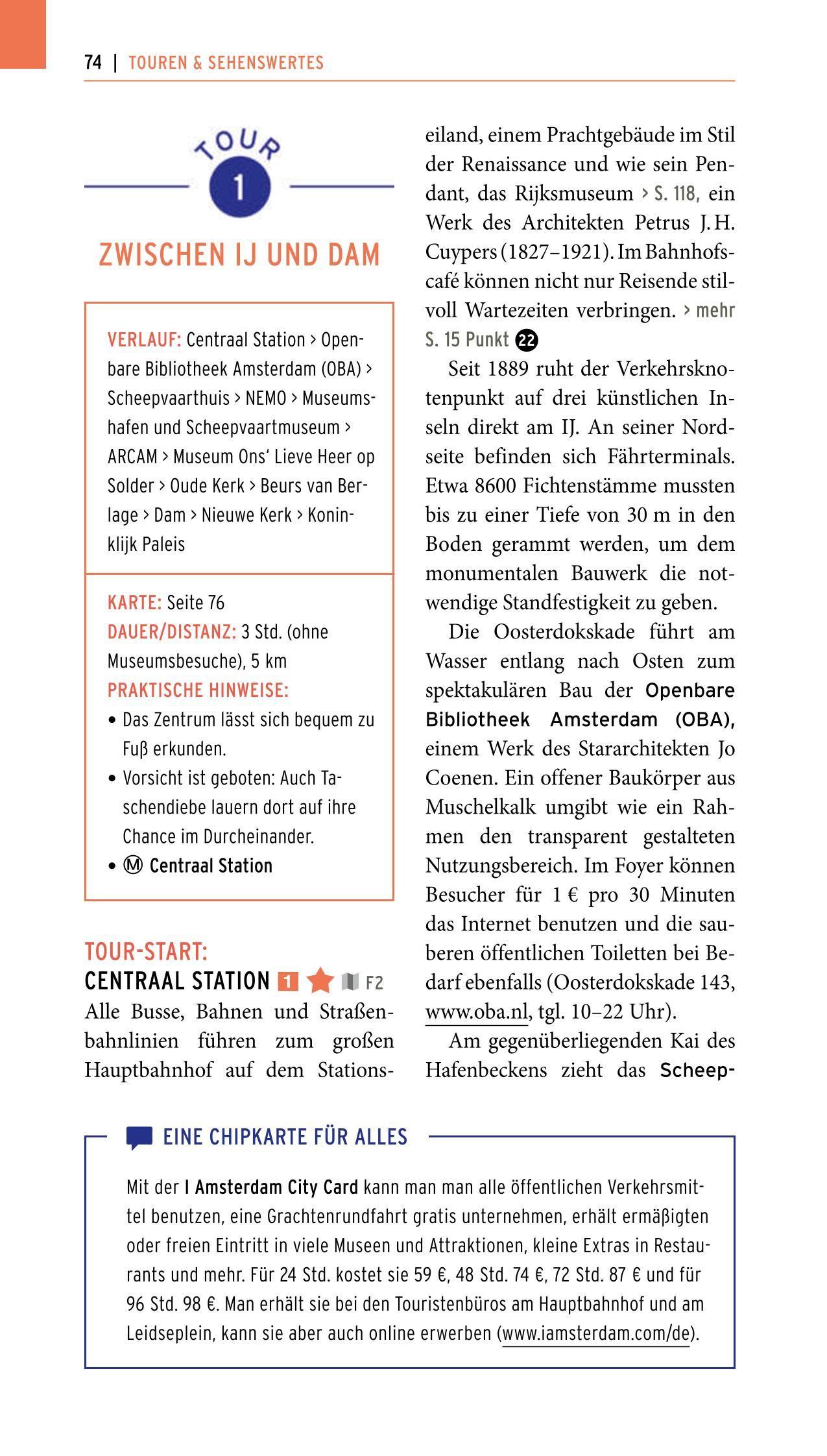 Beispielinhalt (Bild) POLYGLOTT on tour Reiseführer Amsterdam