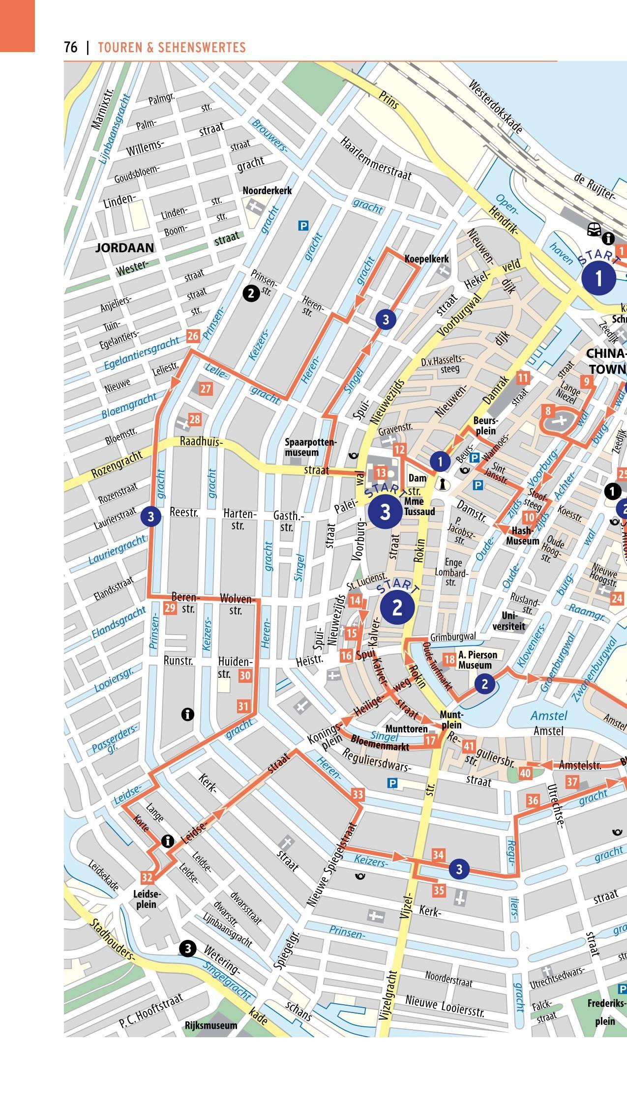 Beispielinhalt (Bild) POLYGLOTT on tour Reiseführer Amsterdam