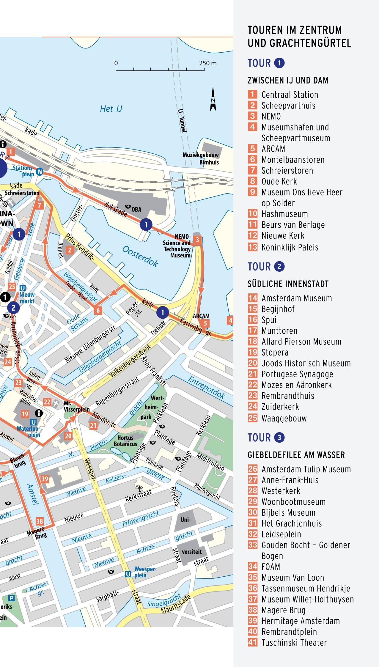 Beispielinhalt (Bild) POLYGLOTT on tour Reiseführer Amsterdam