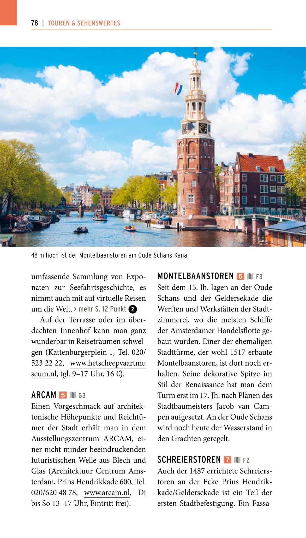 Beispielinhalt (Bild) POLYGLOTT on tour Reiseführer Amsterdam