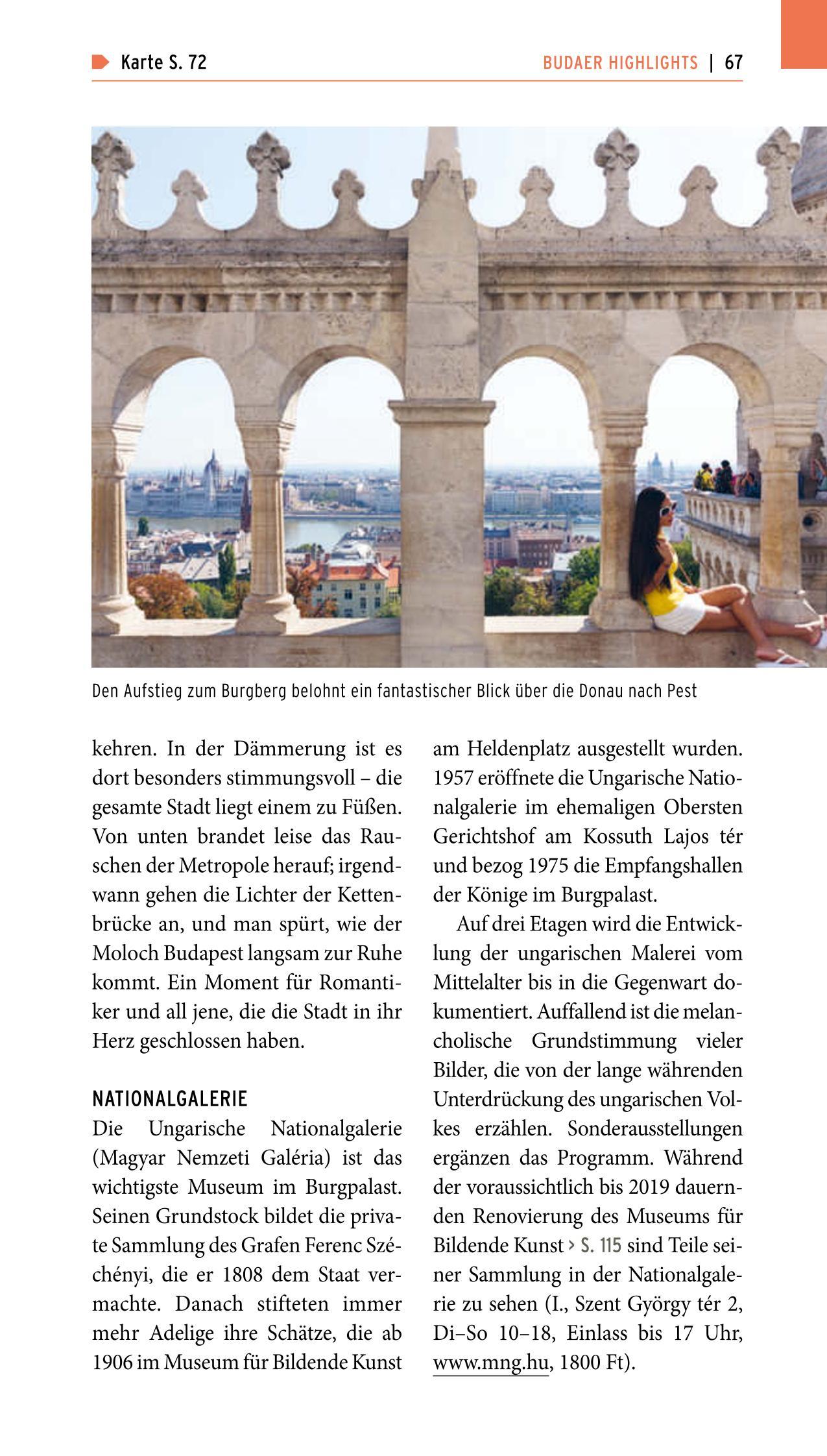 Beispielinhalt (Bild) POLYGLOTT on tour Reiseführer Budapest
