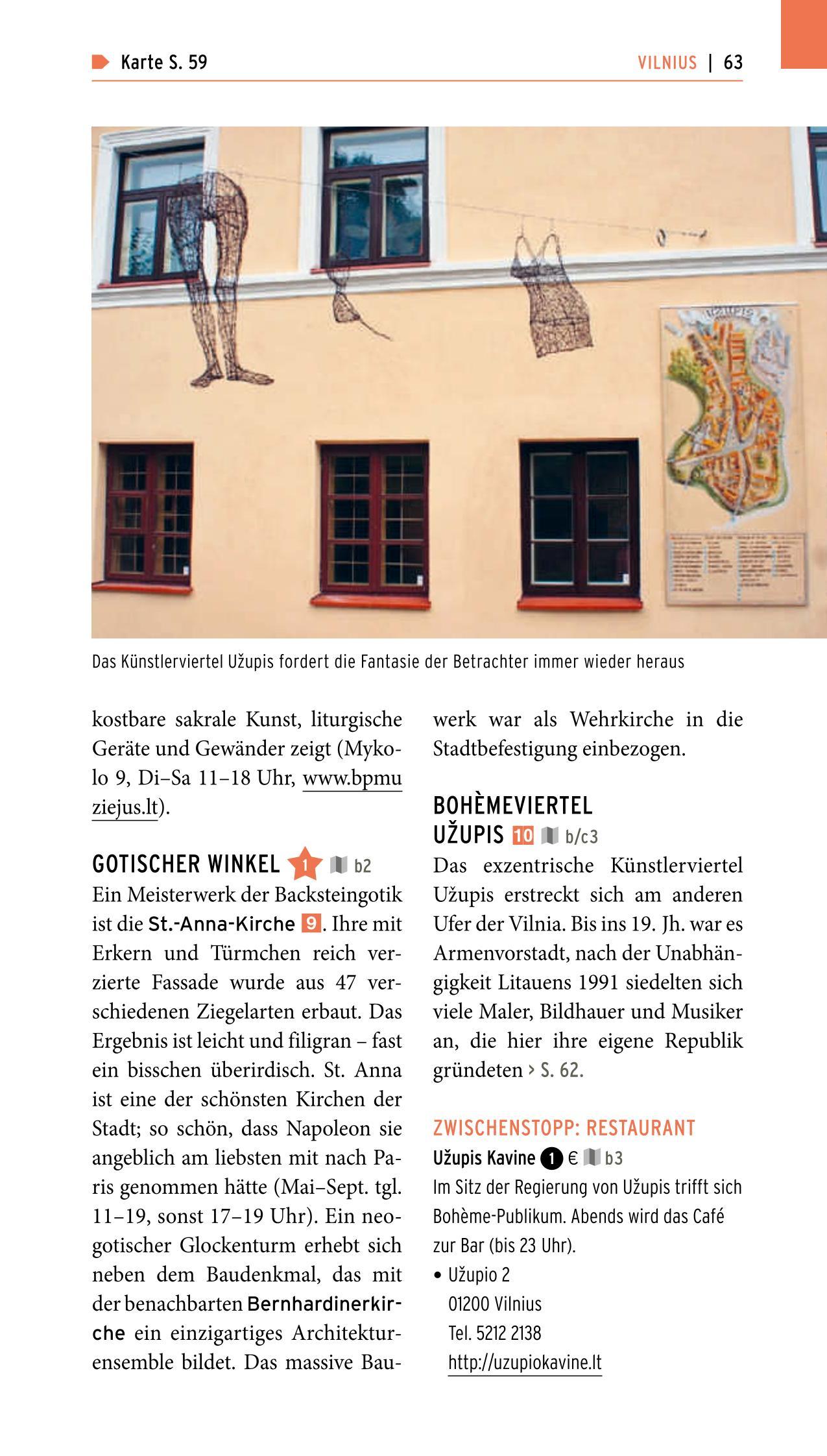 Beispielinhalt (Bild) POLYGLOTT on tour Reiseführer Baltikum