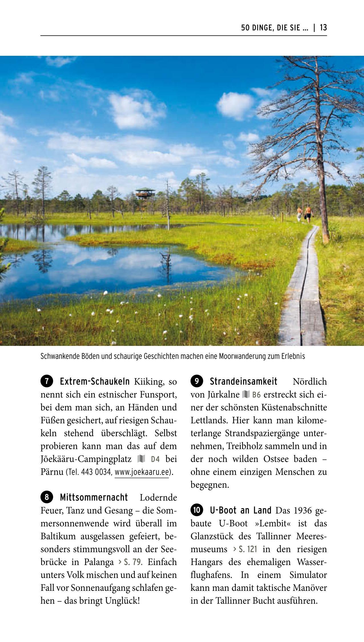 Beispielinhalt (Bild) POLYGLOTT on tour Reiseführer Baltikum