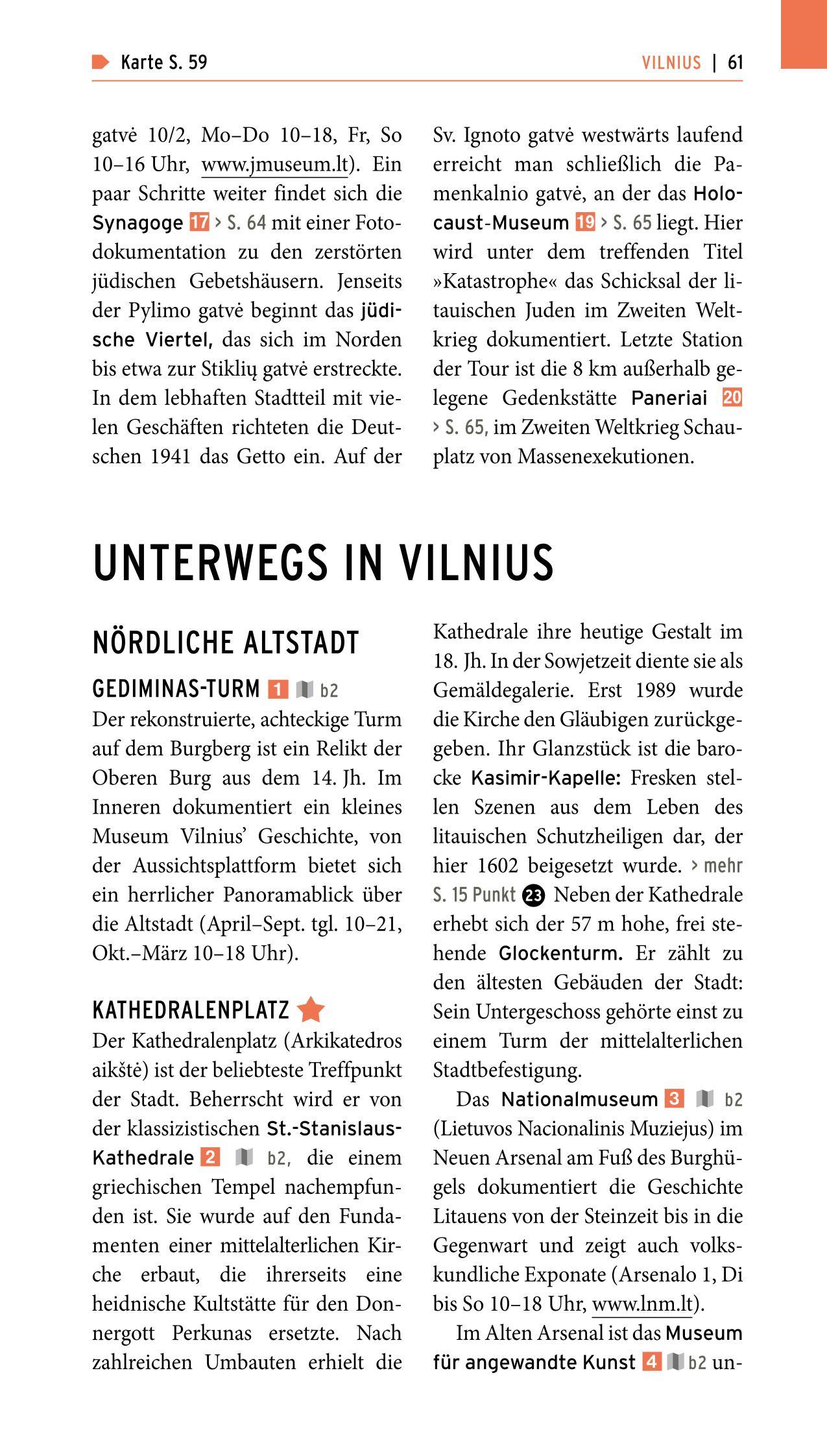 Beispielinhalt (Bild) POLYGLOTT on tour Reiseführer Baltikum
