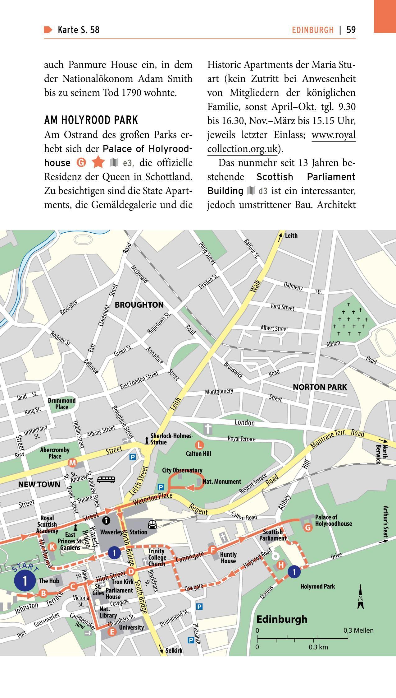 Beispielinhalt (Bild) POLYGLOTT on tour Reiseführer Schottland