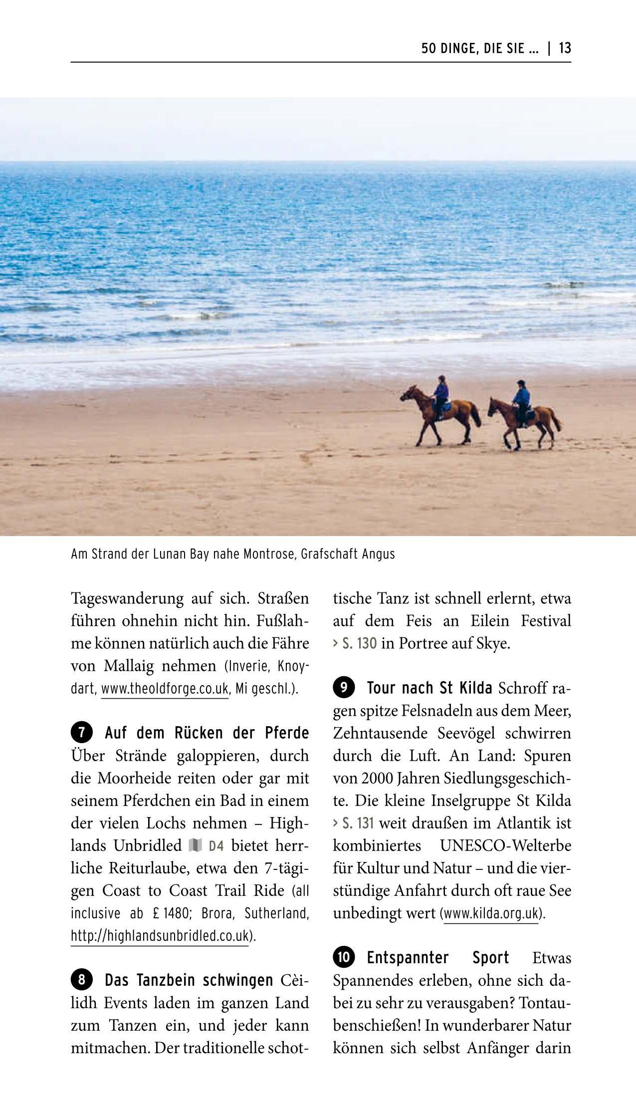 Beispielinhalt (Bild) POLYGLOTT on tour Reiseführer Schottland