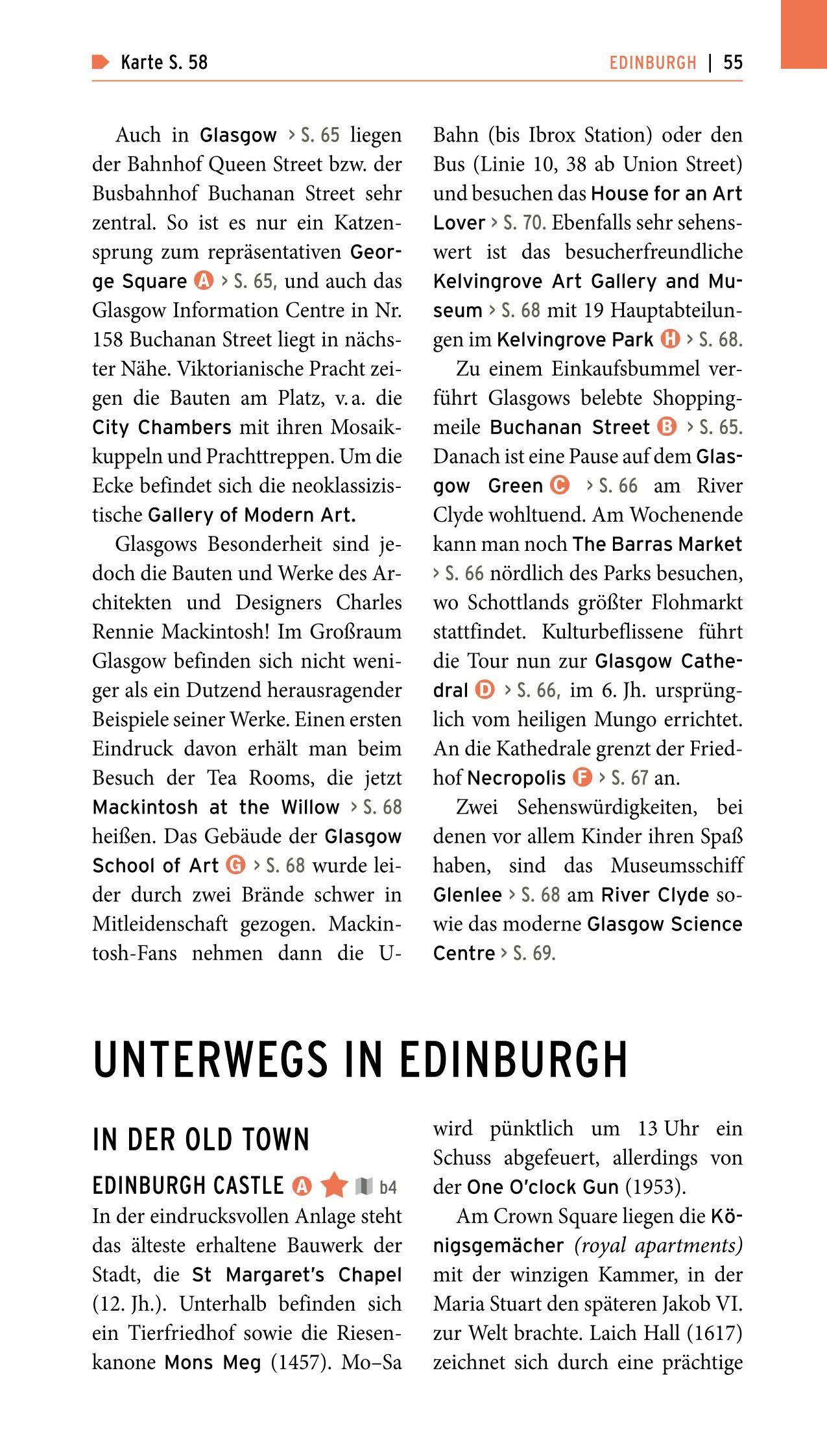 Beispielinhalt (Bild) POLYGLOTT on tour Reiseführer Schottland