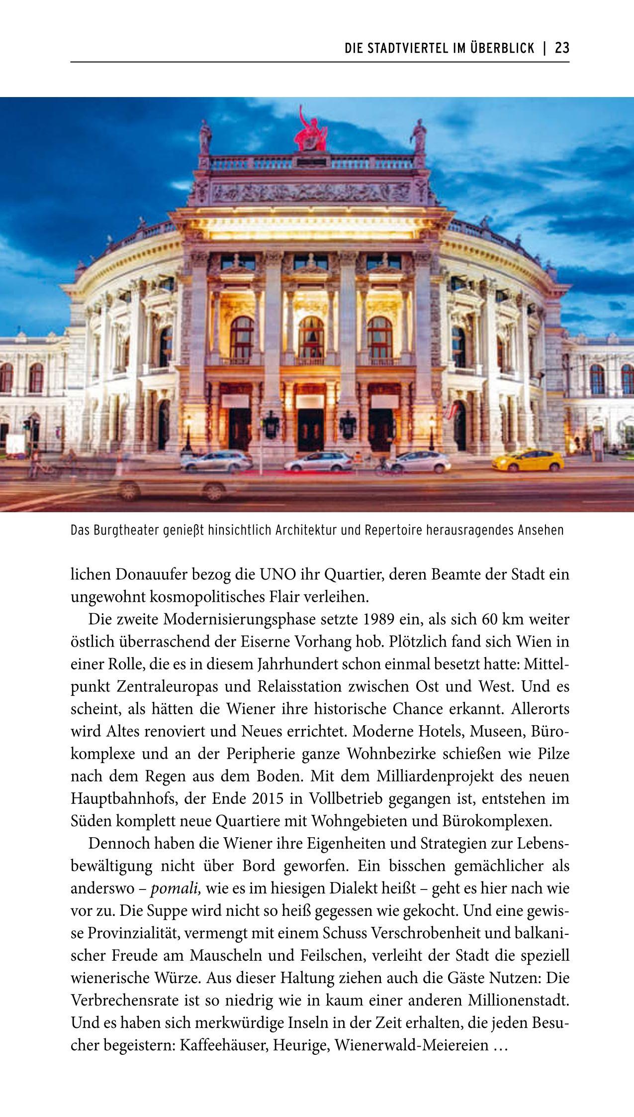 Beispielinhalt (Bild) POLYGLOTT on tour Reiseführer Wien