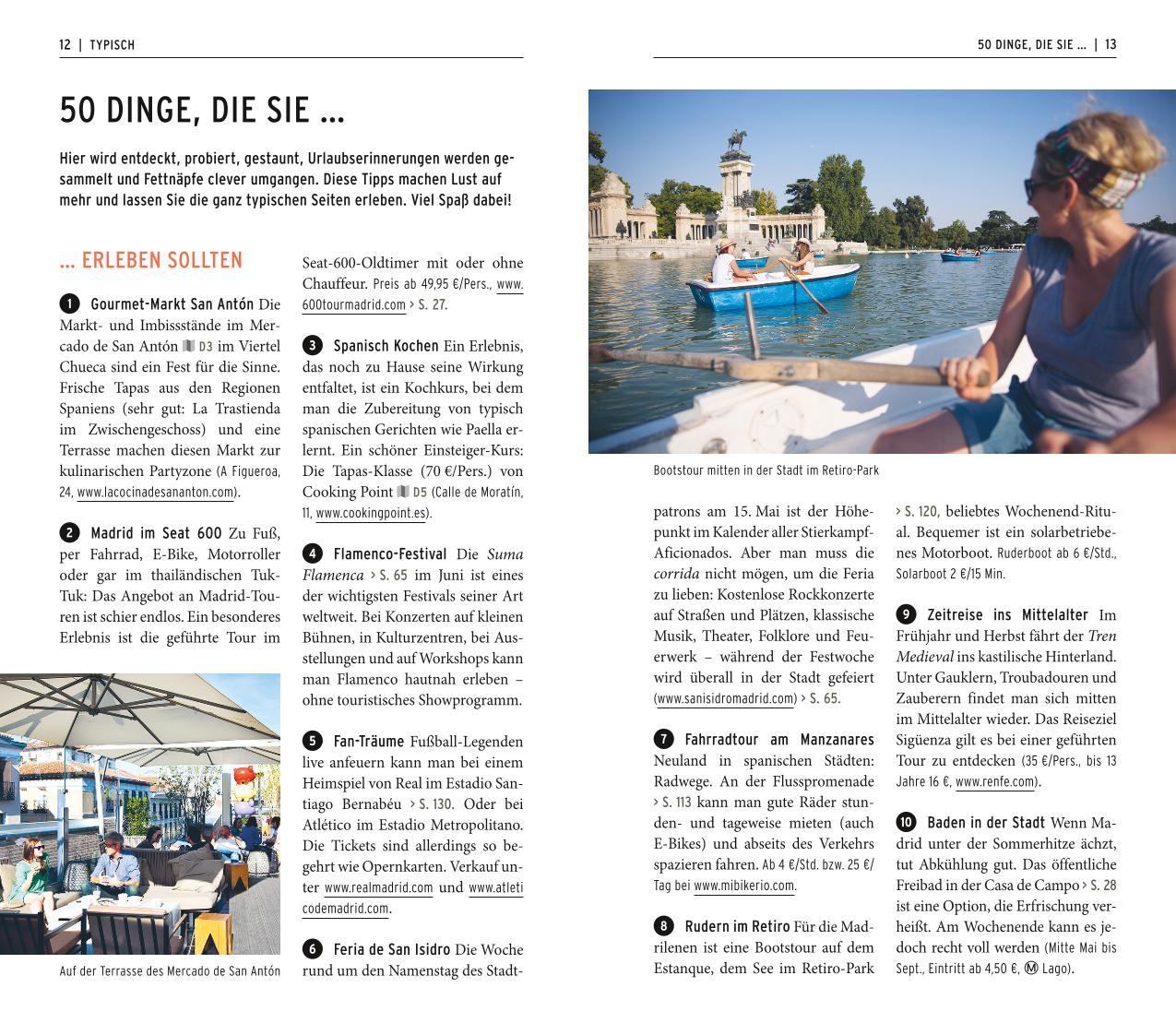 Beispielinhalt (Bild) POLYGLOTT on tour Reiseführer Madrid