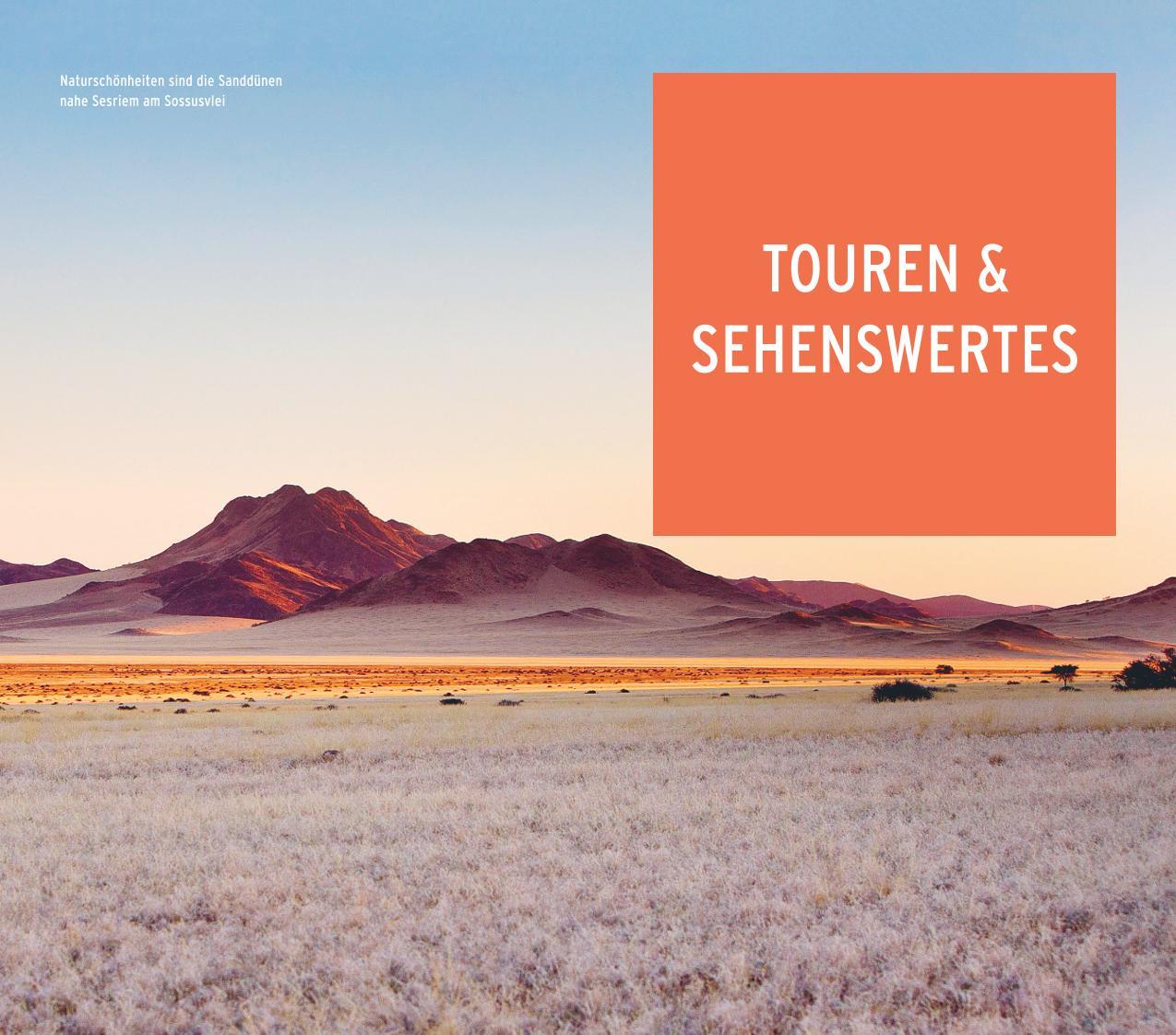 Beispielinhalt (Bild) POLYGLOTT on tour Reiseführer Namibia
