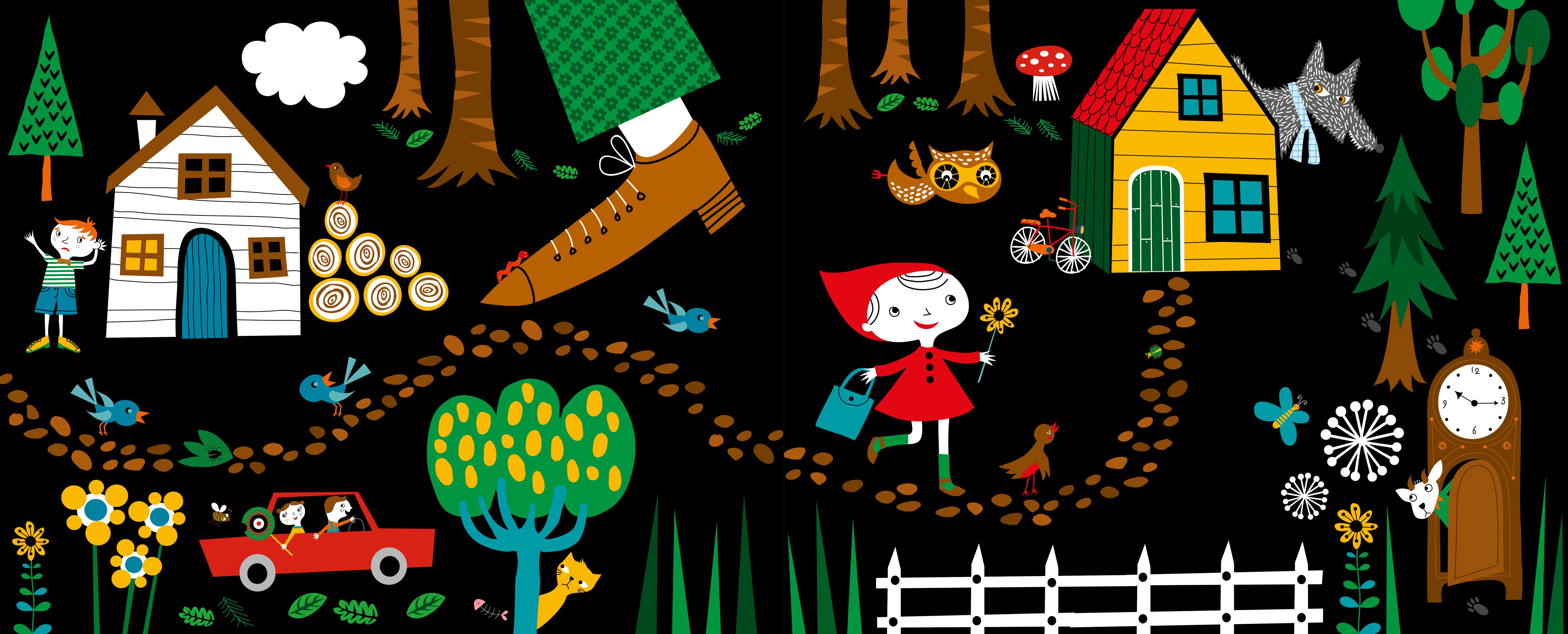 Beispielinhalt (Bild) Mein märchenhaftes Suchbilderbuch