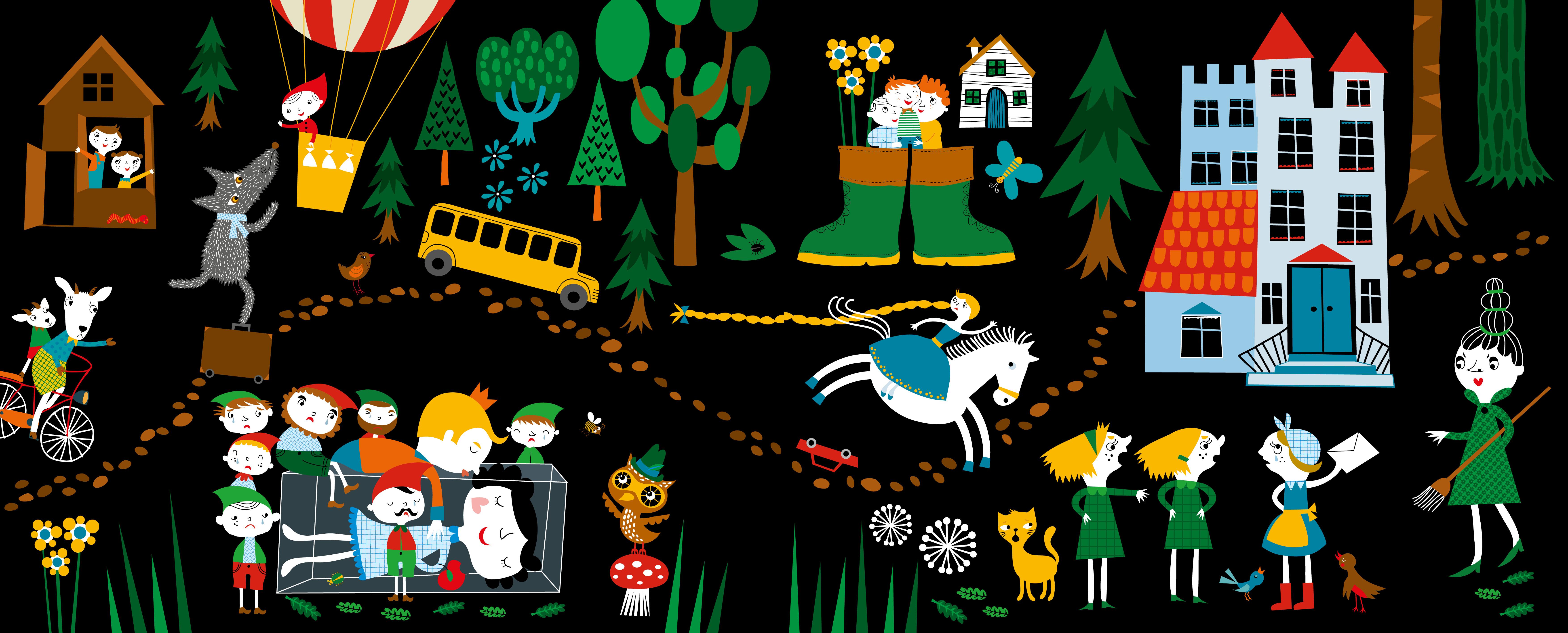 Beispielinhalt (Bild) Mein märchenhaftes Suchbilderbuch