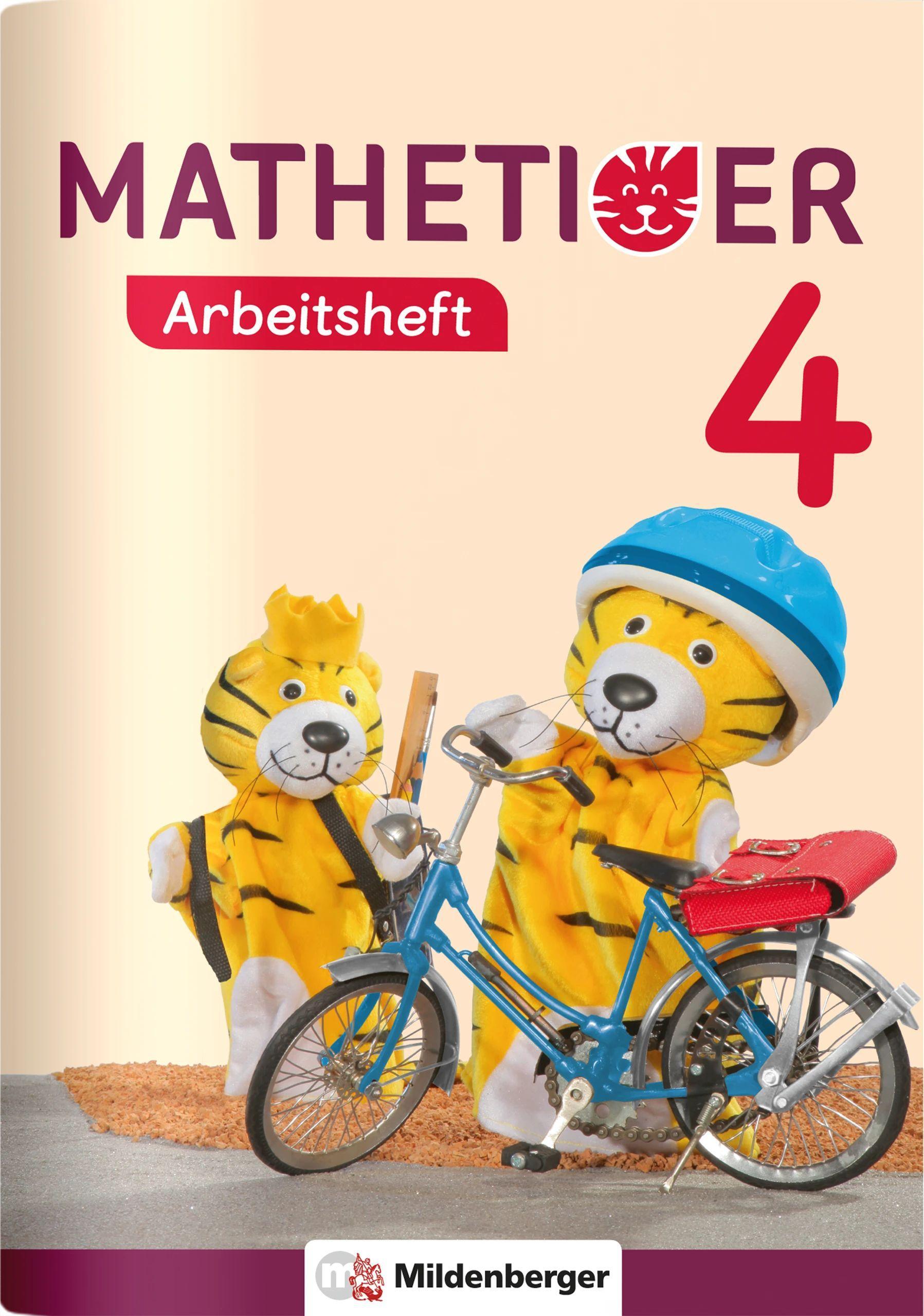 Vorderes Coverbild Mathetiger 4 - Arbeitsheft - Neubearbeitung