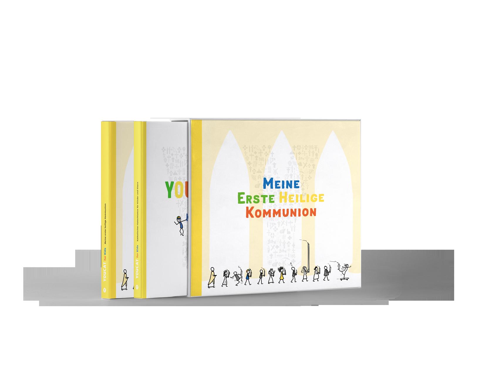 Vorderes Coverbild Youcat for Kids und Erinnerungsalbum
