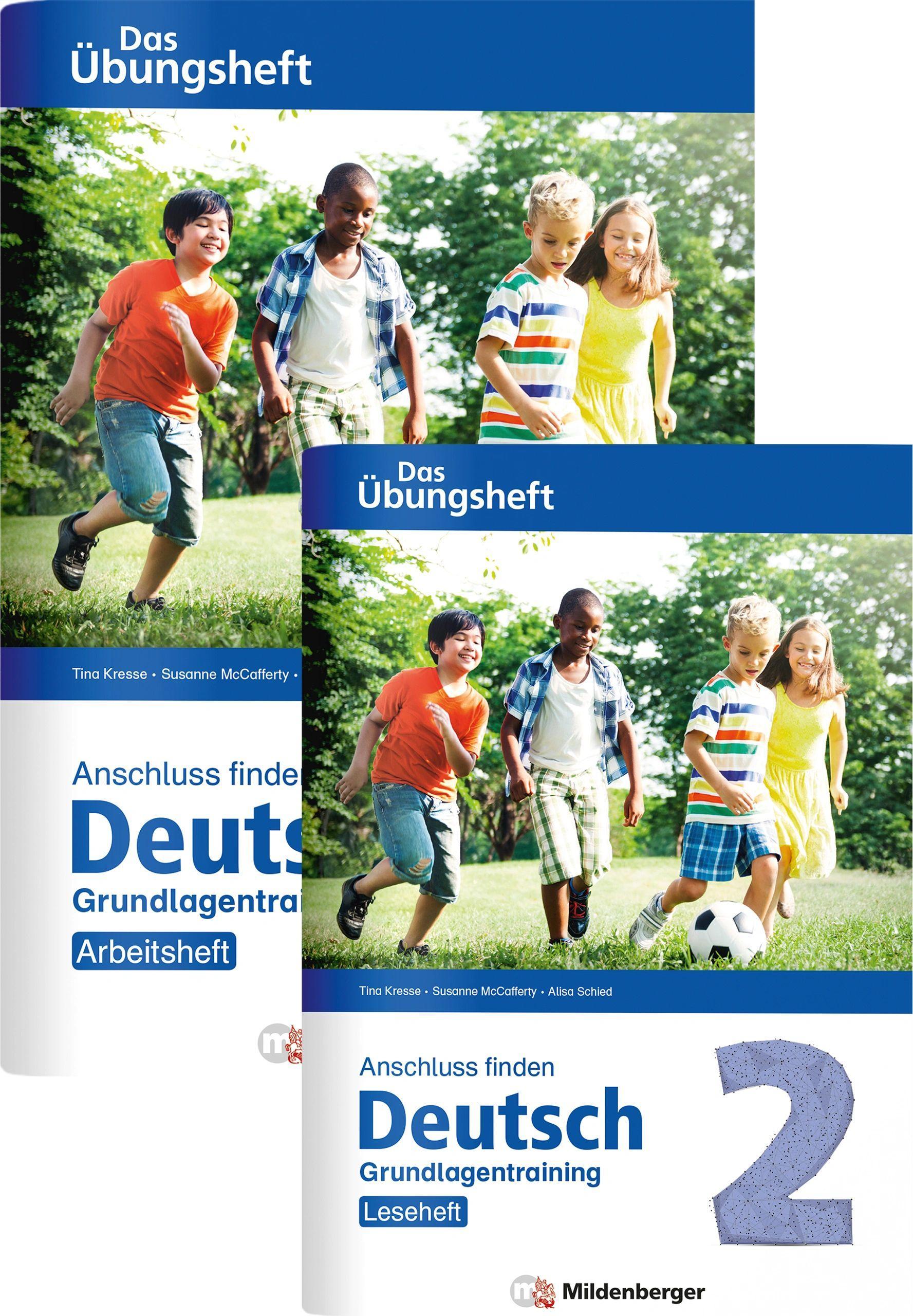 Vorderes Coverbild Anschluss finden / Deutsch 2 - Das Übungsheft - Grundlagentraining: Leseheft und Arbeitsheft
