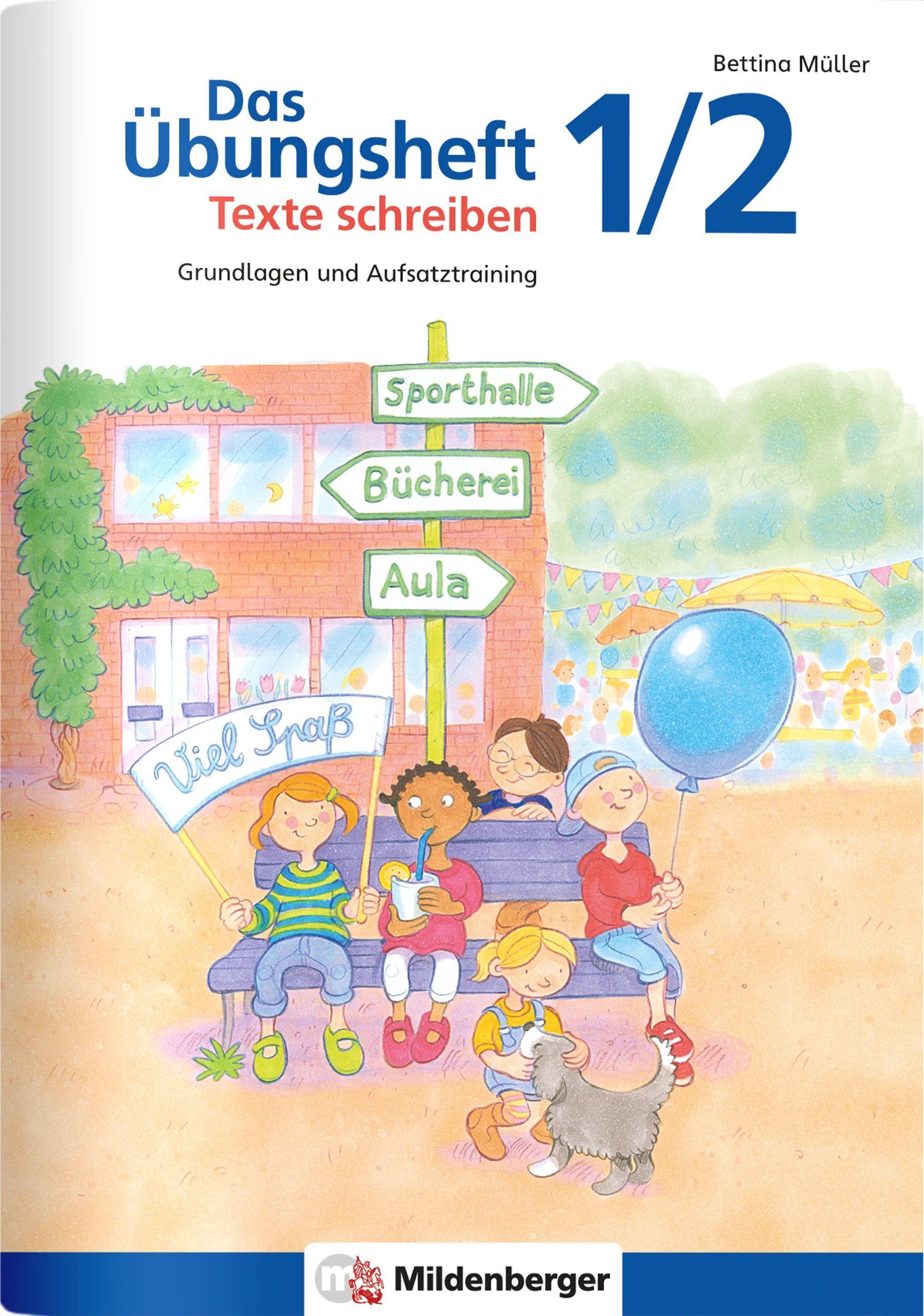 Vorderes Coverbild Das Übungsheft Texte schreiben 1/2