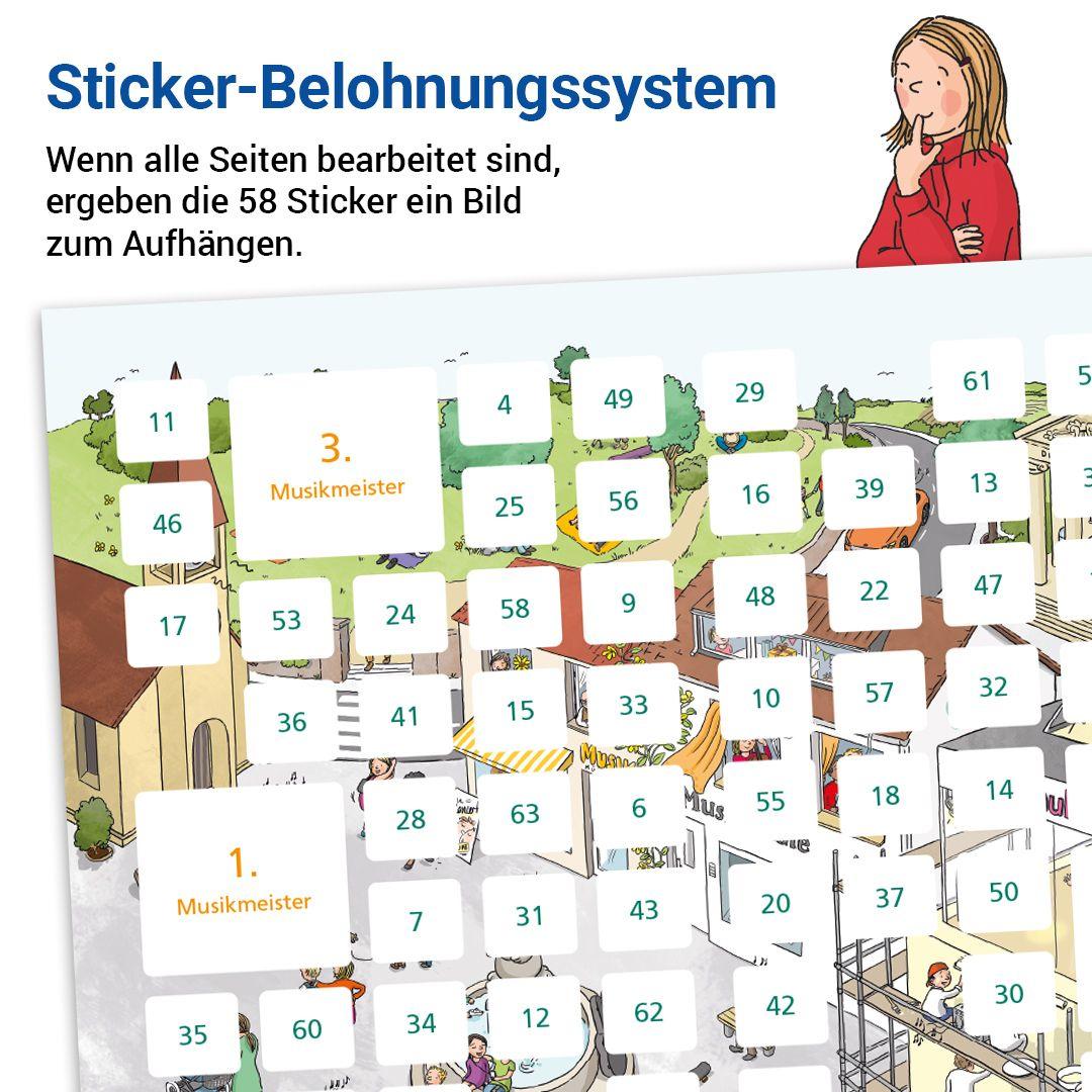 Beispielinhalt (Bild) Das Übungsheft Musik 3/4