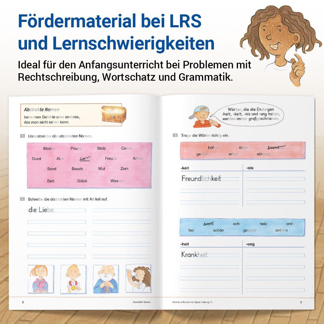 Beispielinhalt (Bild) Das Förderheft Deutsch 3