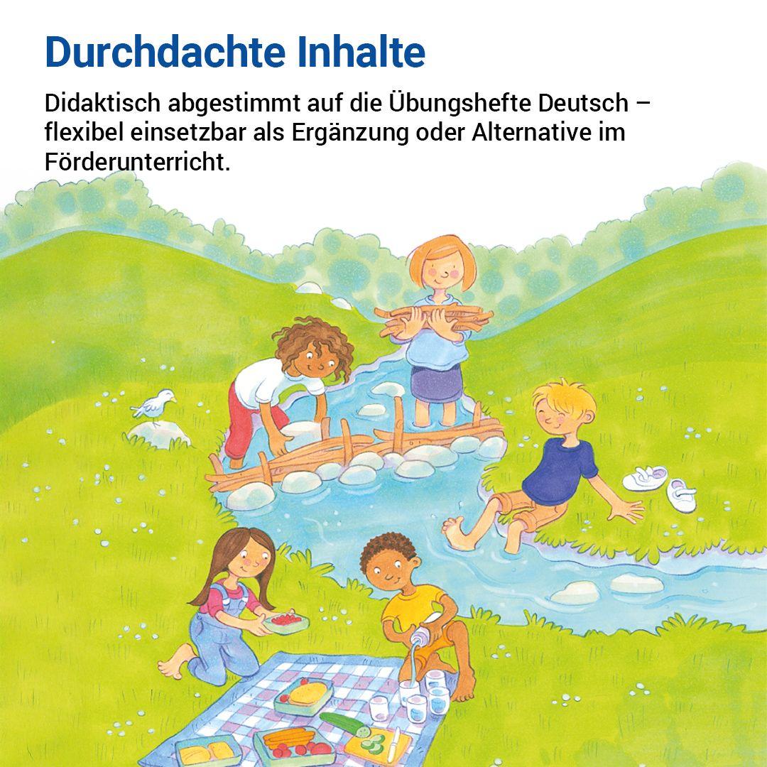 Beispielinhalt (Bild) Das Förderheft Deutsch 3