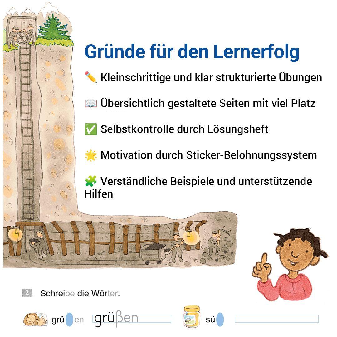 Beispielinhalt (Bild) Das Förderheft Deutsch 3