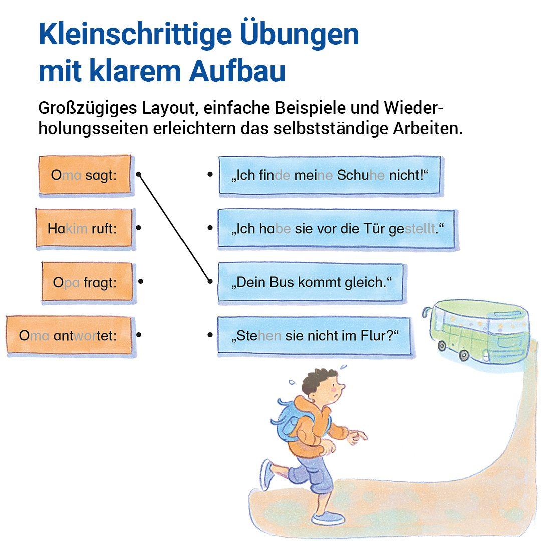 Beispielinhalt (Bild) Das Förderheft Deutsch 3