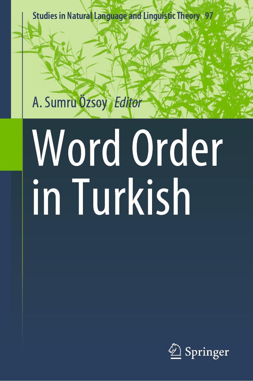 Vorderes Coverbild Word Order in Turkish