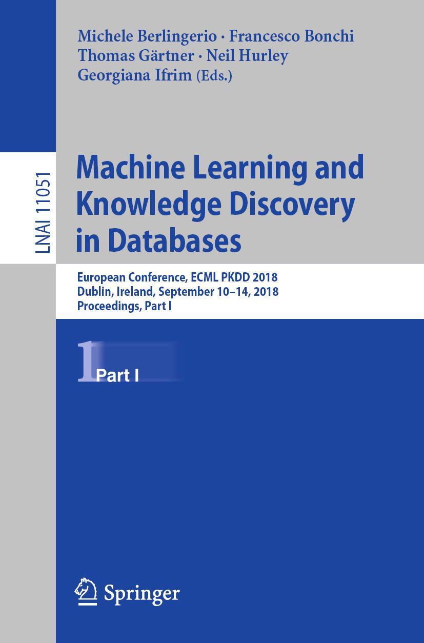 Vorderes Coverbild Machine Learning and Knowledge Discovery in Databases