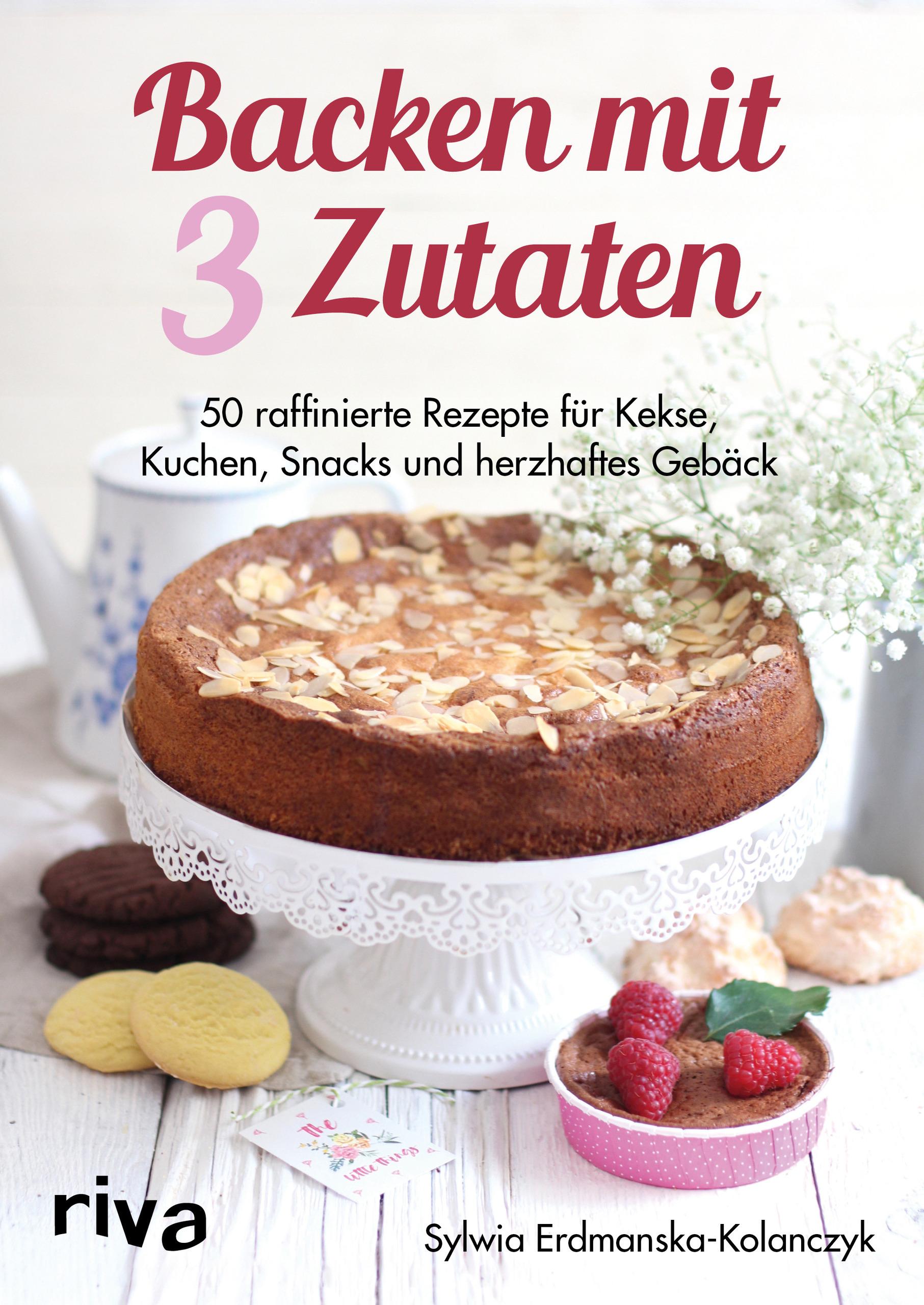 Vorderes Coverbild Backen mit 3 Zutaten