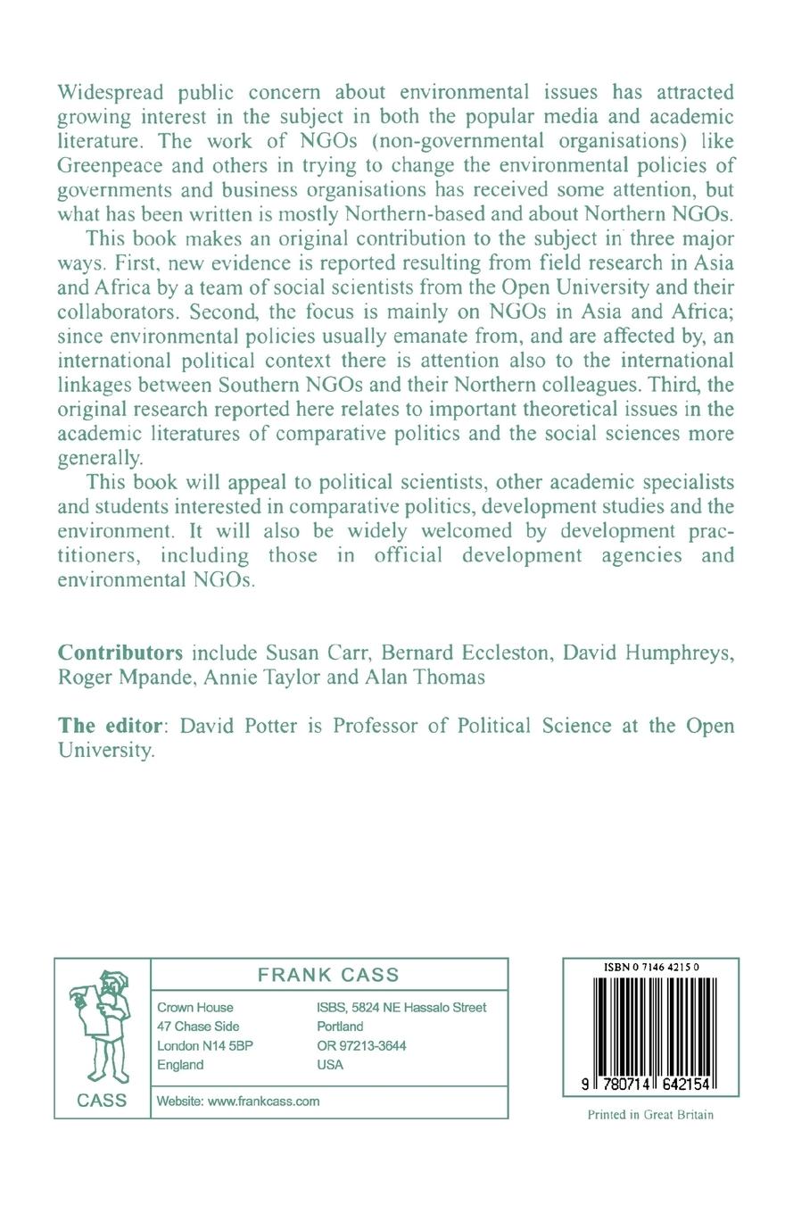 Rückseitencover NGOs and Environmental Policies