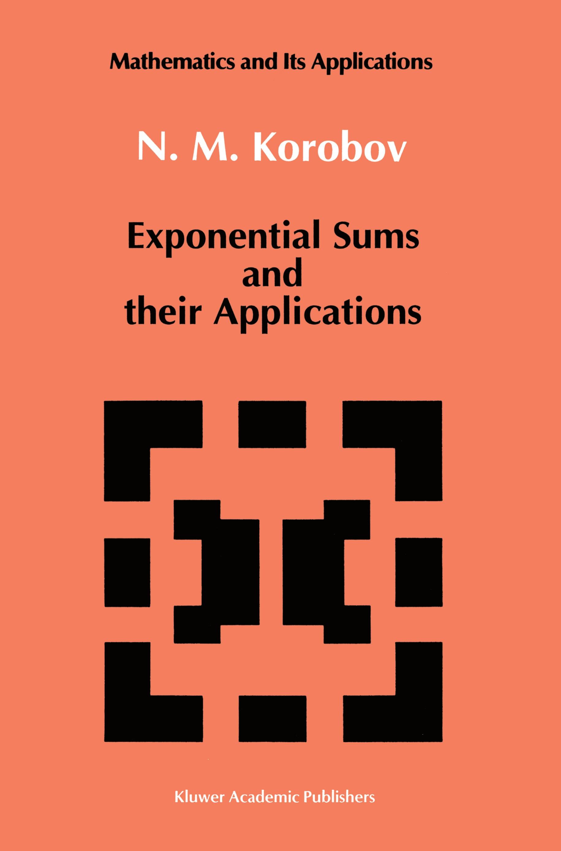 Vorderes Coverbild Exponential Sums and their Applications